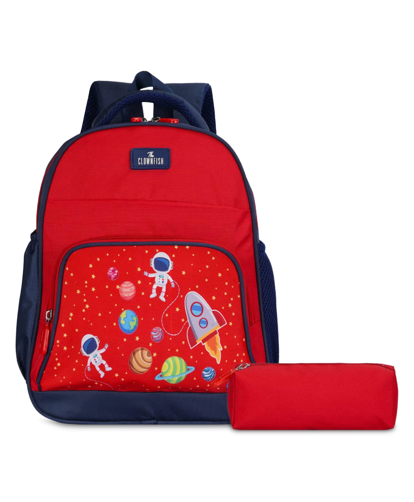 Clownfish Mini Explorer Backpack - Strawberry Red. 12L. 3-5 Years. School Bag with Pencil Pouch. Ideal for Tiny Tots!-image-42
