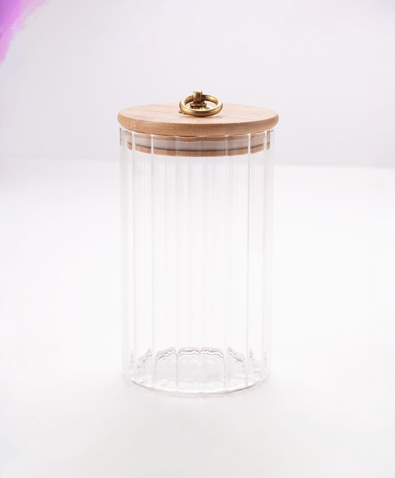 UMAI Glass Jar w/ Bamboo Lid | M. Storage | Leakproof Airtight Jar for Snacks Tea Coffee Sugar (820 ml)-picture-27
