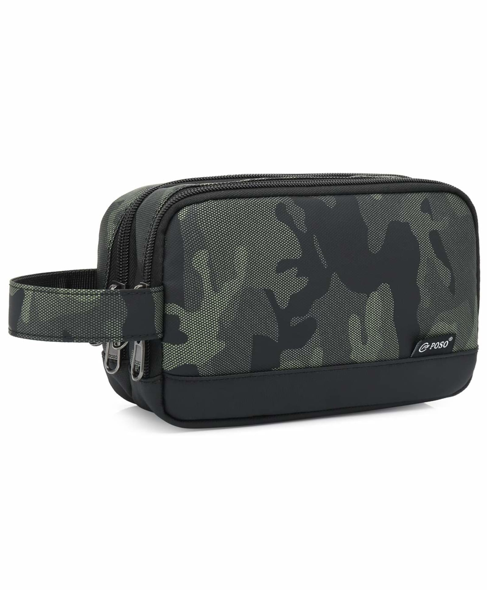 The Clownfish Travel Pouch Toiletry Bag Organizer Shaving Kit Bag Grooming Kit for Men Toiletry Bag Makeup Bag for Women Traveling Accessories Vanity Bag POSO Brand (Grey)-image-44