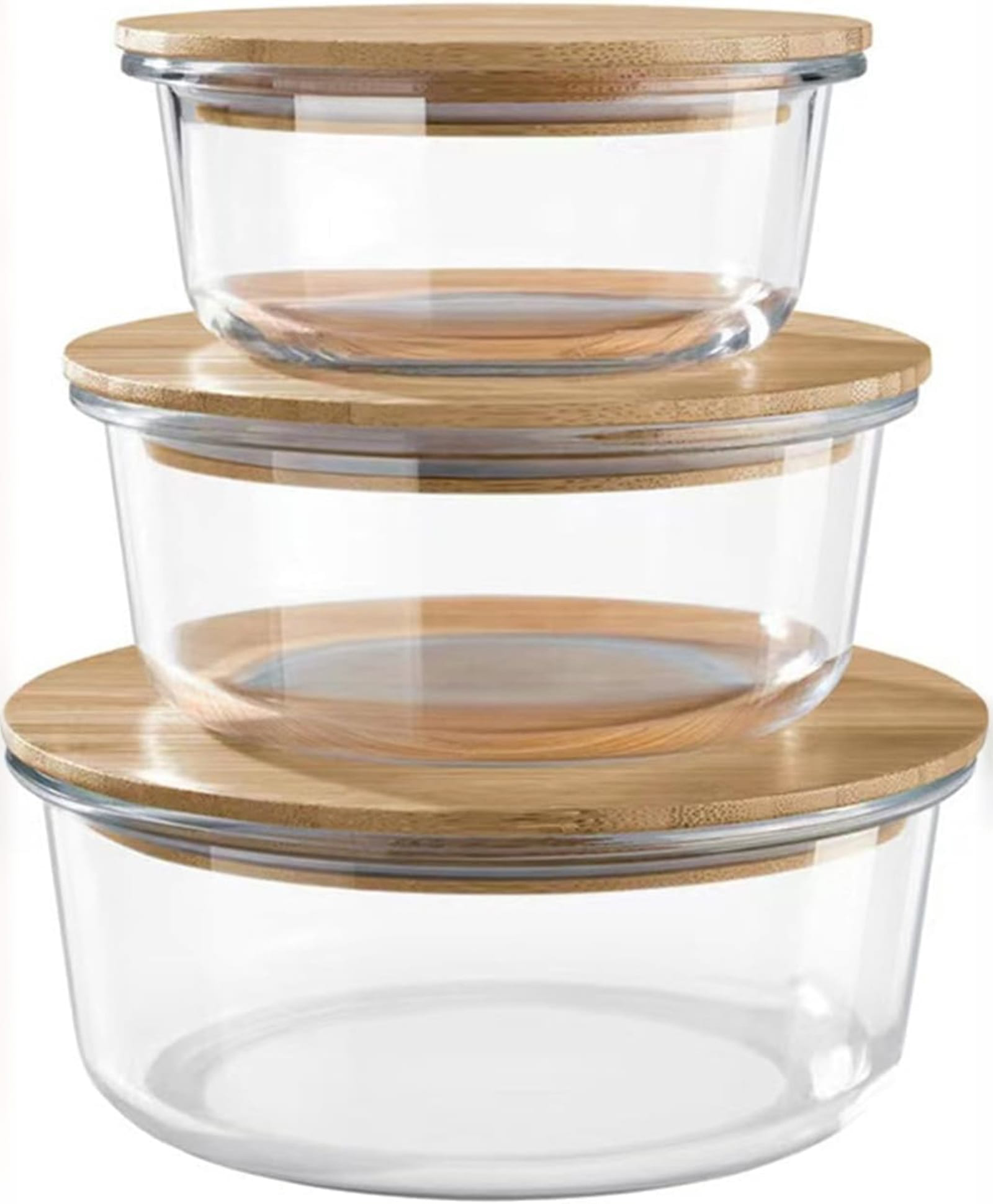 The Better Home Glass Container Set | Airtight & Leak Proof | Food Storage | Office/School | 3 Sizes (400ml 650ml 950ml)-picture-17