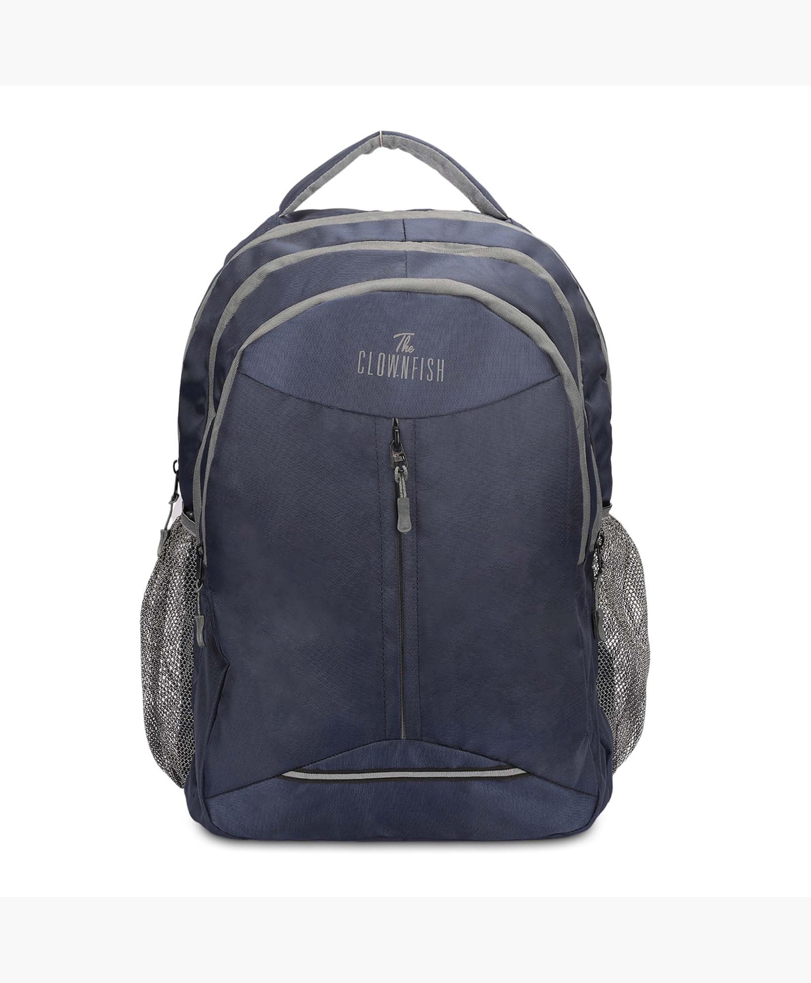 THE CLOWNFISH Madison Series 23 liters Polyester 15.6 inch Laptop Backpack with Backpack Cover Office College School Bag Travel Backpack For Men and Women (Navy Blue)-image-31