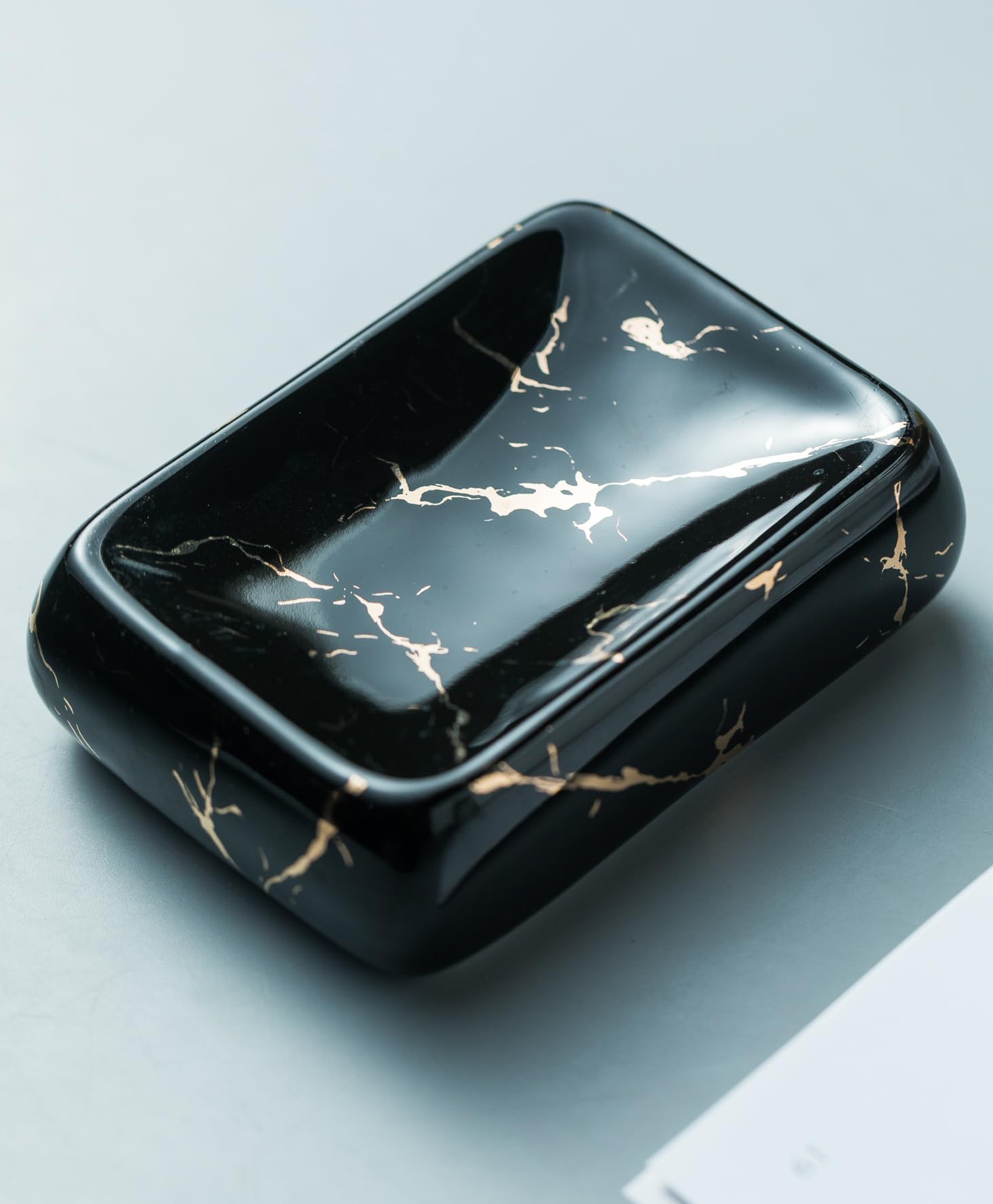 The Better Home Soap Holder - Stylish Bathroom & Kitchen Accessory Black - Pack of 1-image-5