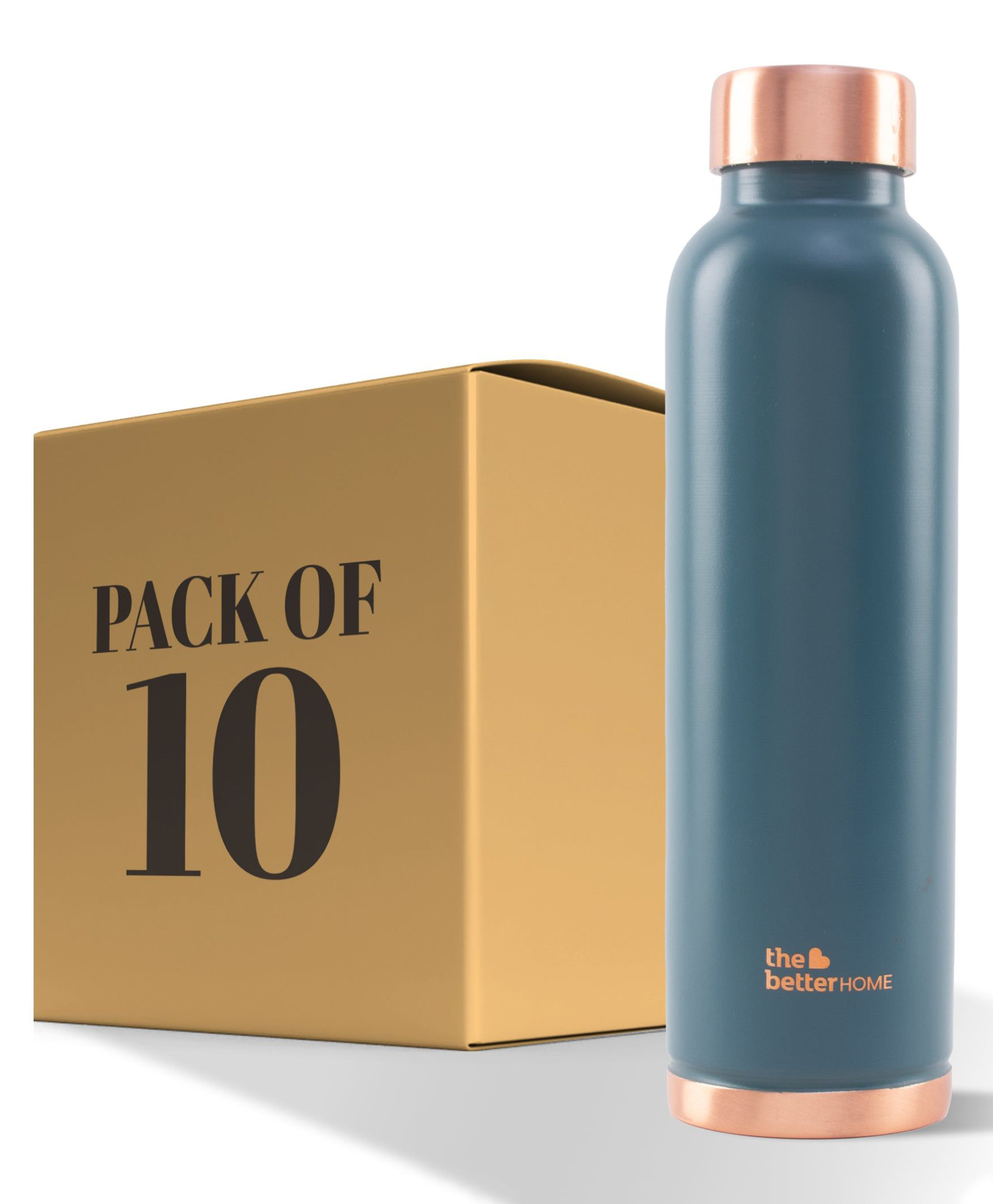 The Better Home Copper Water Bottle 1L | 100% Pure Copper | BPA Free | Antioxidant | Pack Of 1-image-25