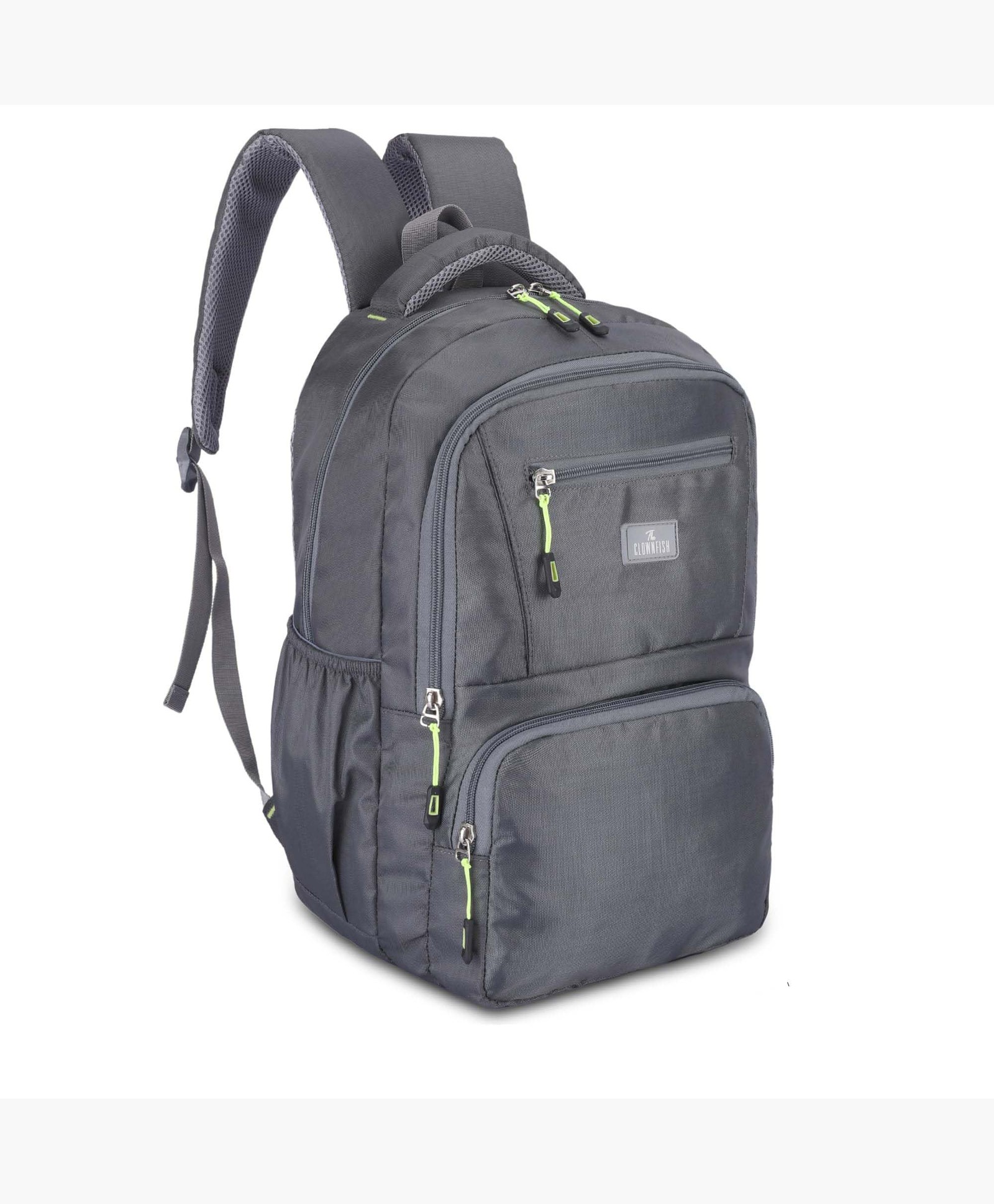 Clownfish Laptop Backpack 27L - College & Travel Bag for Men/Women, Grey - Digitech Series, Fits 15.6 Laptop-image-33