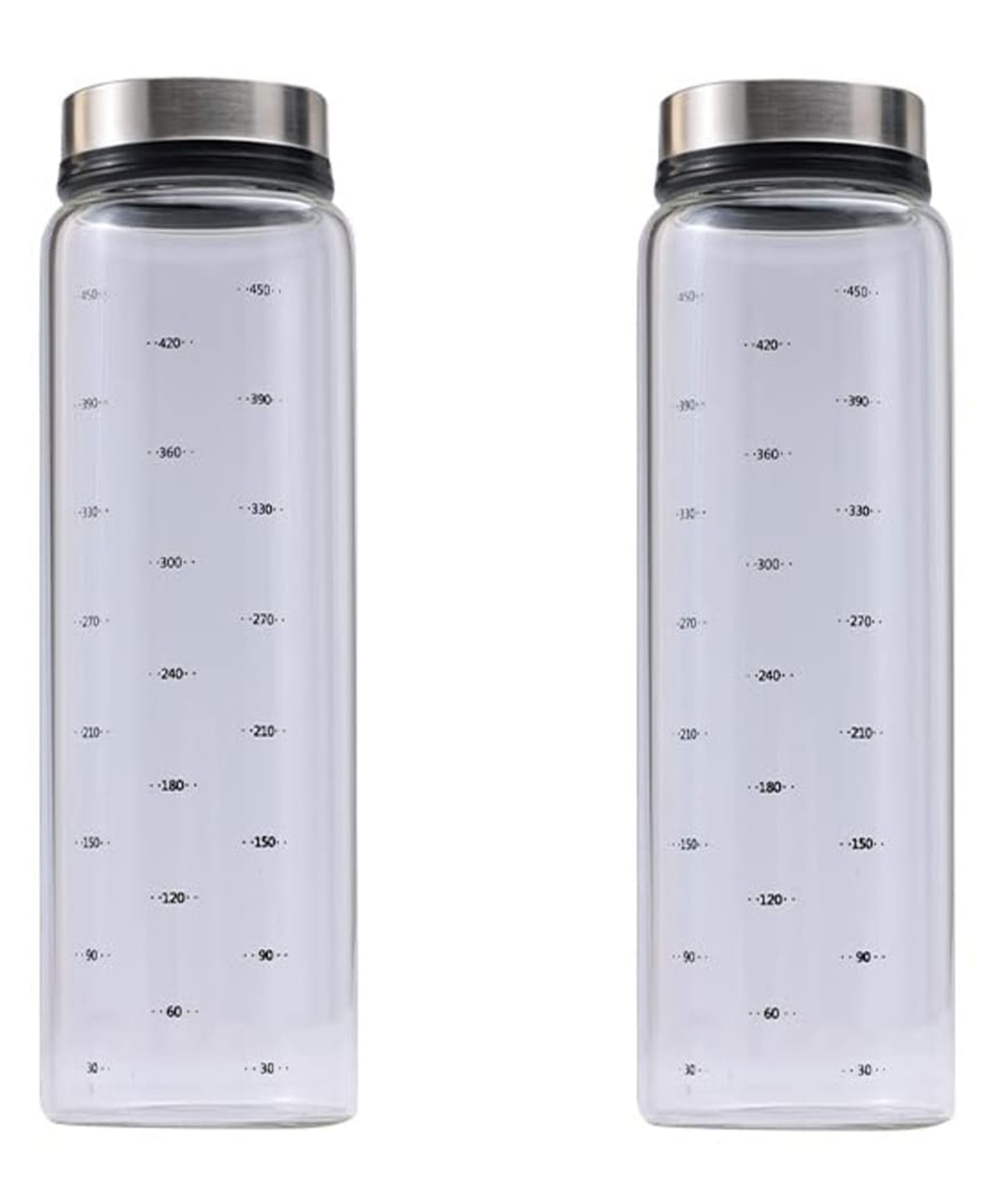 the better home Better Home Clear Glass Salt & Pepper Shakers (2-Pack) - Transparent Design-picture-5