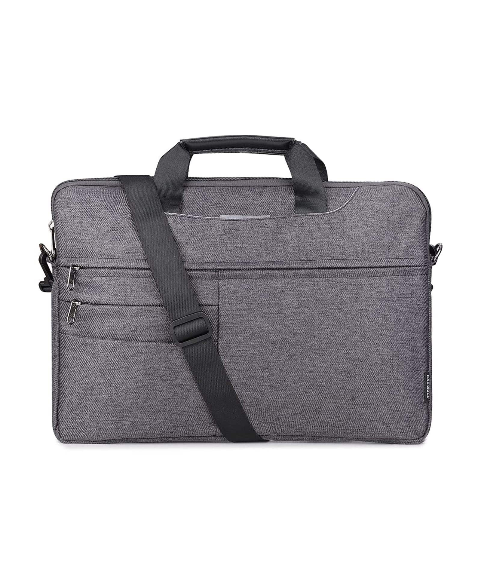 The Clownfish Coolbell Messenger Bag: 15.6 Laptop Handbag W/ Leather Handband, Notebook Case, Black Shop Now-picture-31