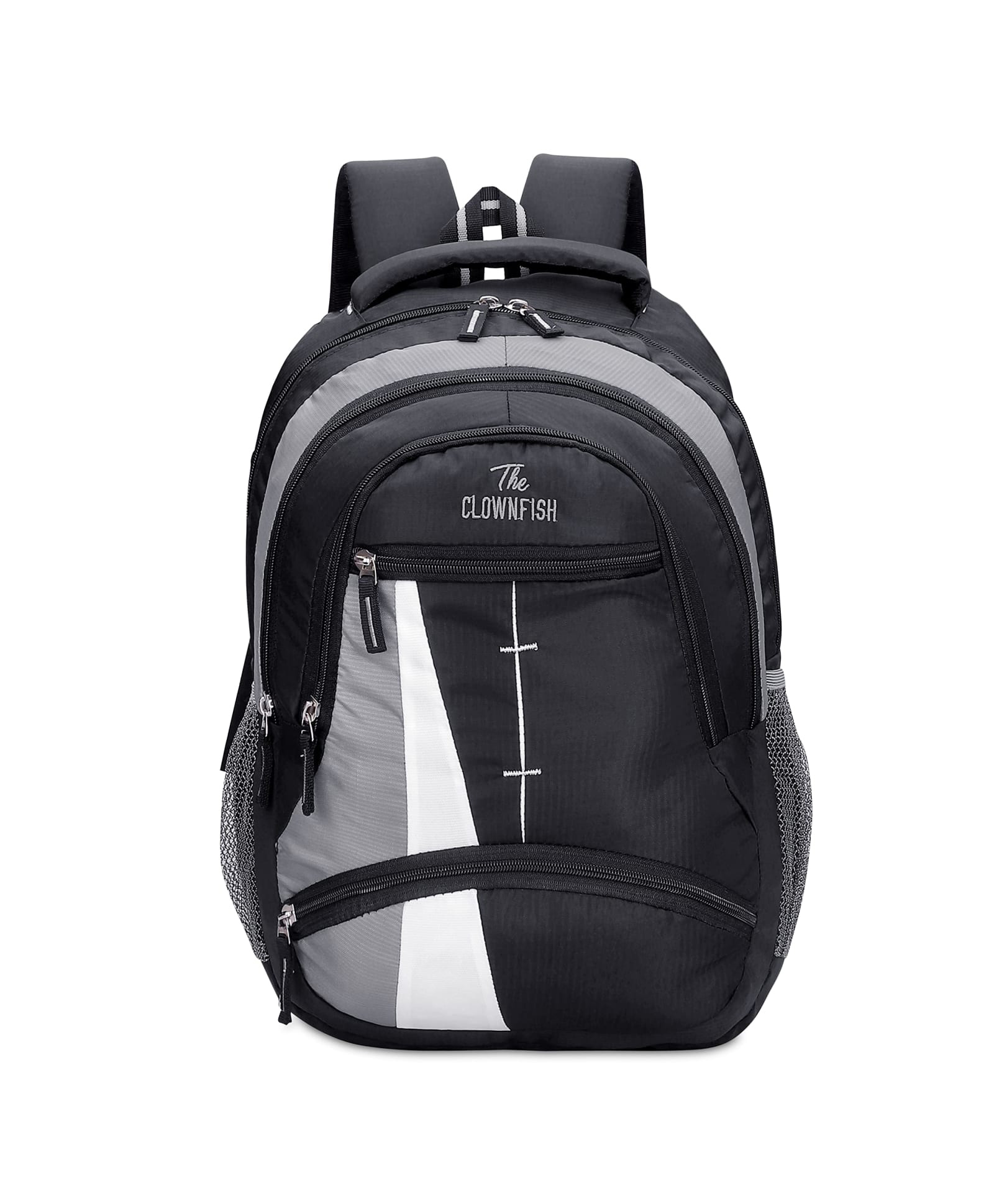 The Clownfish Moxie Series Polyester 25 Litres Unisex Travel Laptop Backpack For 14 Inch Laptop (Black)-picture-25