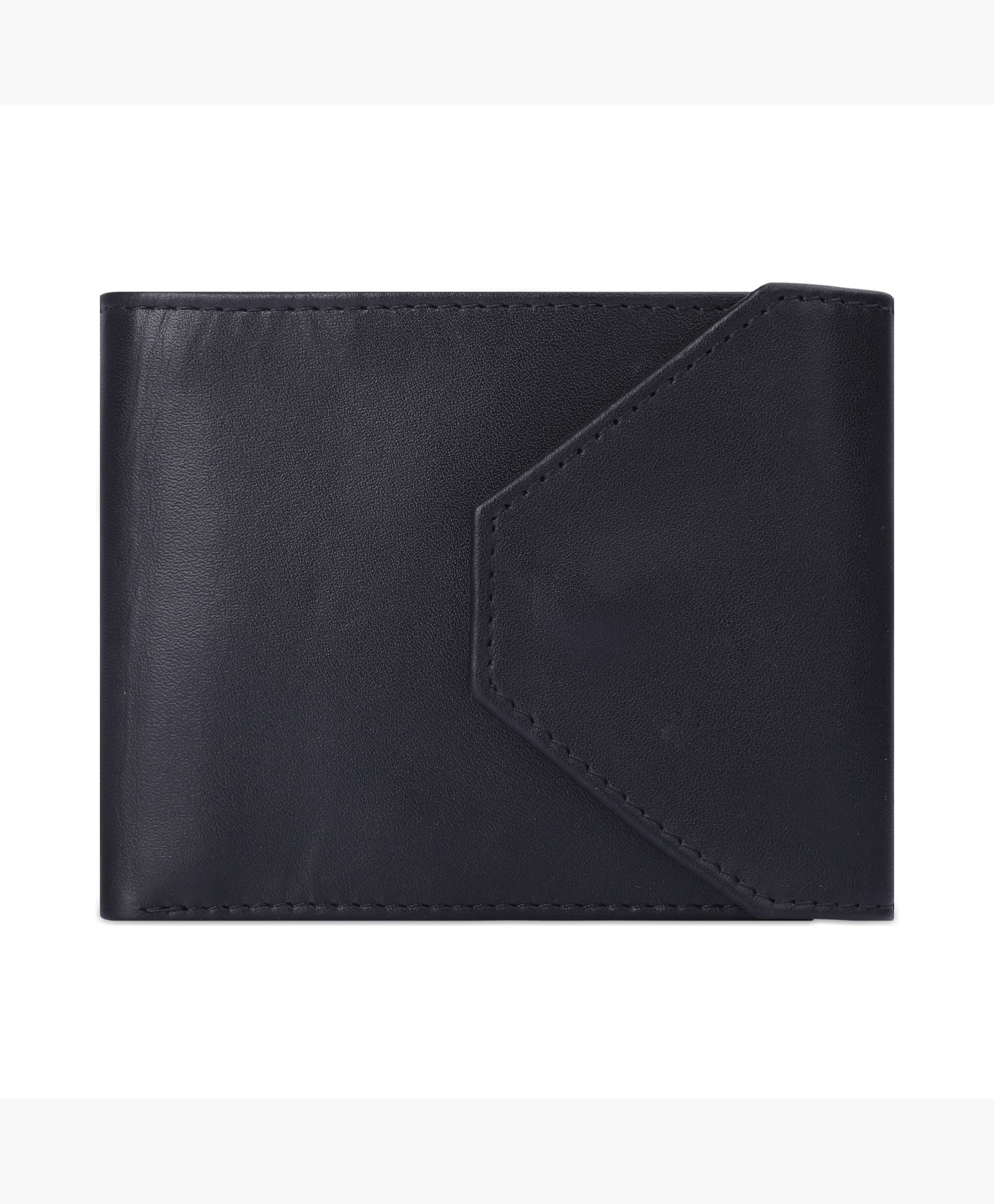 THE CLOWNFISH RFID Protected Genuine Leather Wallet for Men with Multiple Card Slots (Black)-picture-16