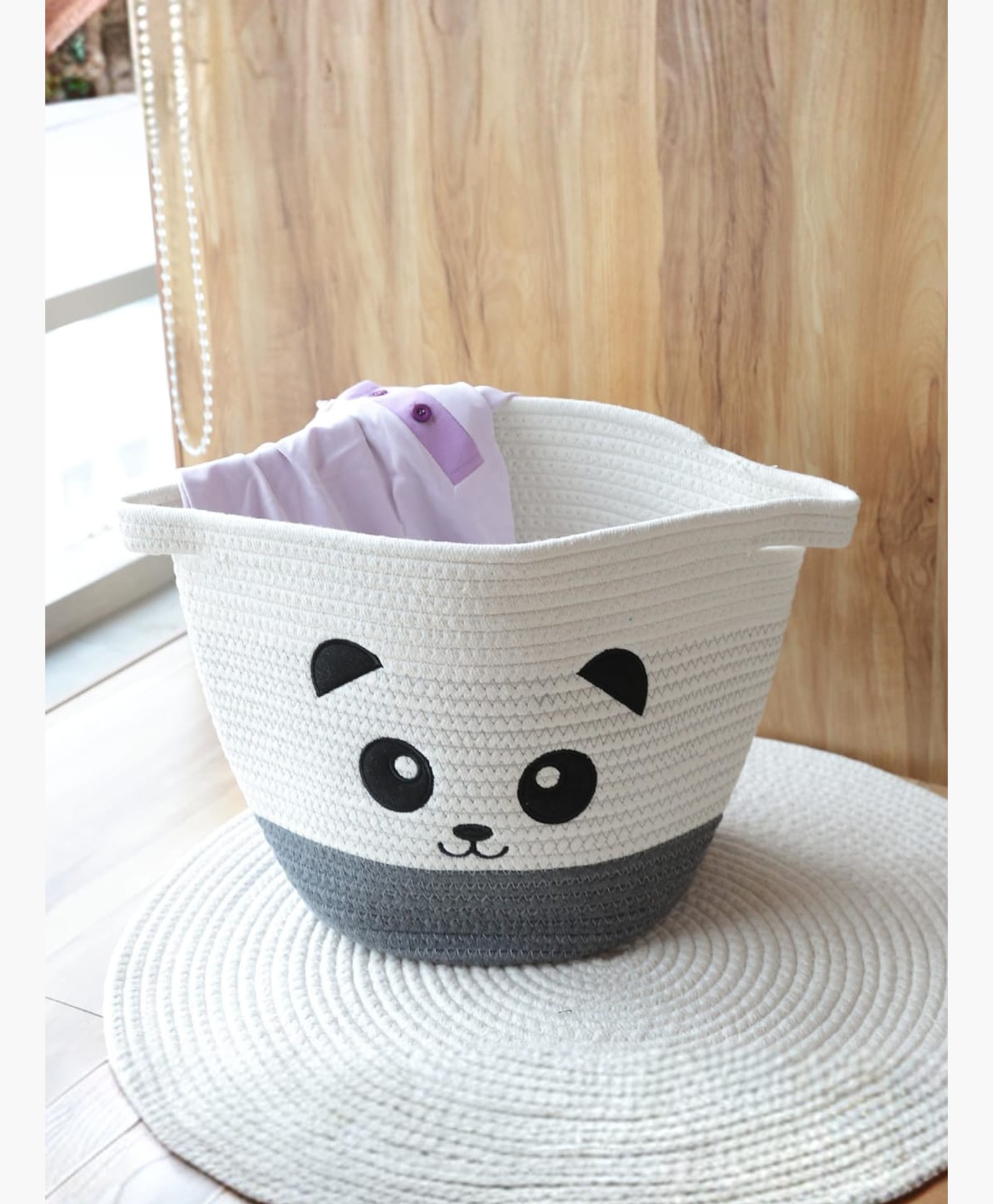 The Better Home Storage Basket-20D3-464-White-Black-picture-45