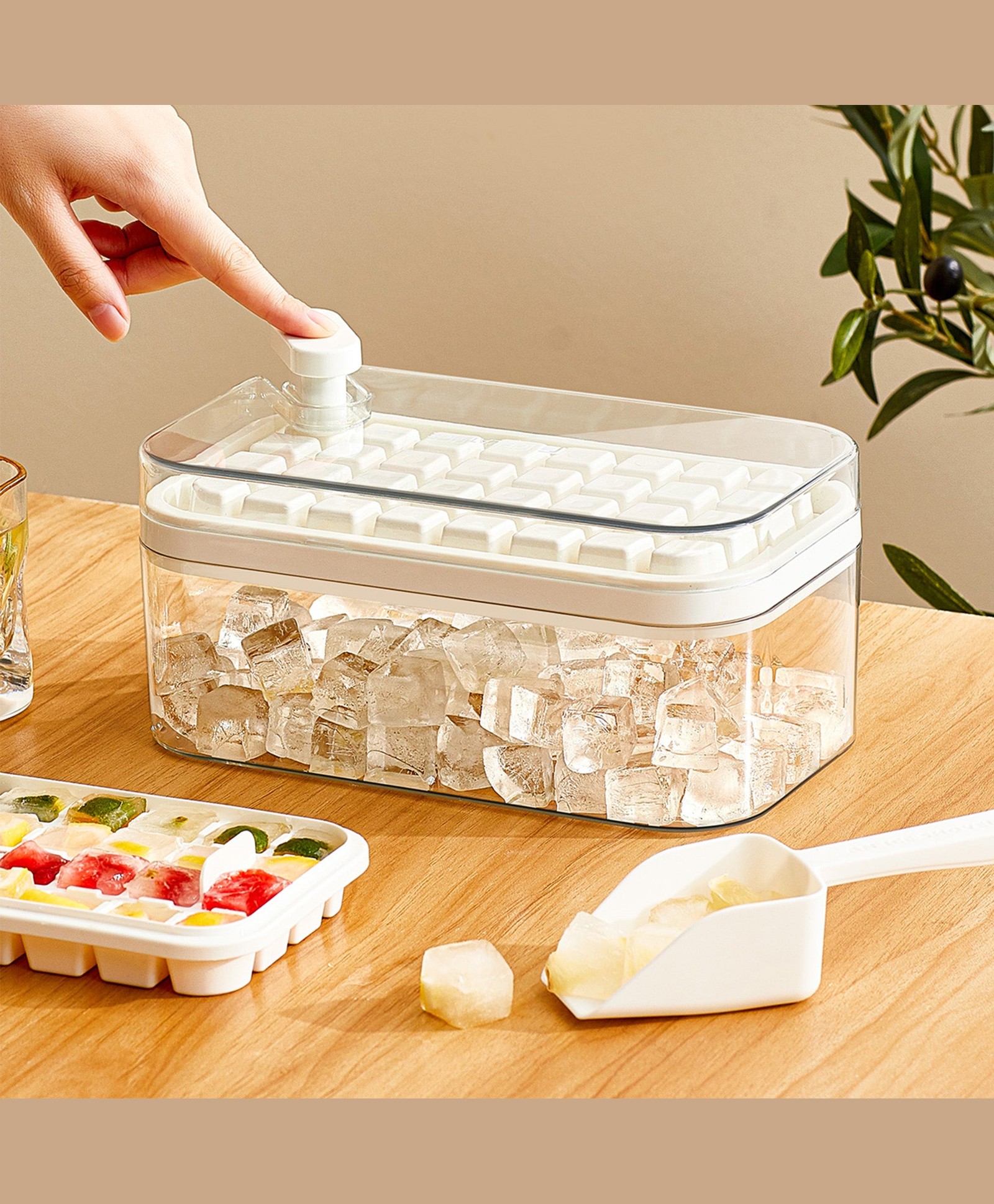 umai Ice Cube Tray | White | NN23101D-picture-2