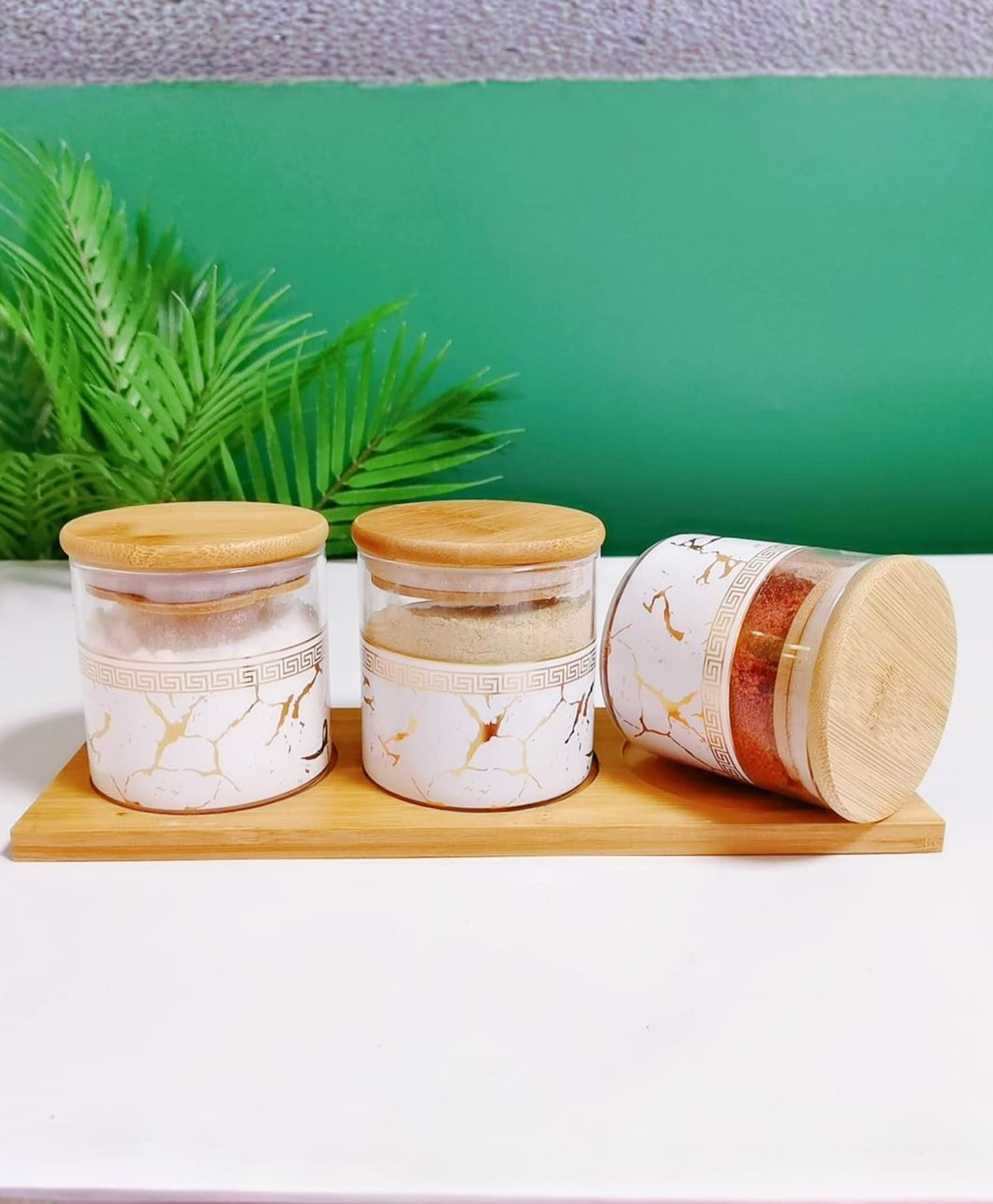 the better home 1 3 pcs Borosilicate Canister set | 850ml | Transparent-2 | PLS3780-H-picture-40