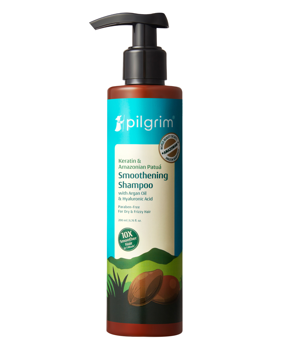 Pilgrim Patua & Keratin Hair Smoothening Shampoo - 200 ml-image-49