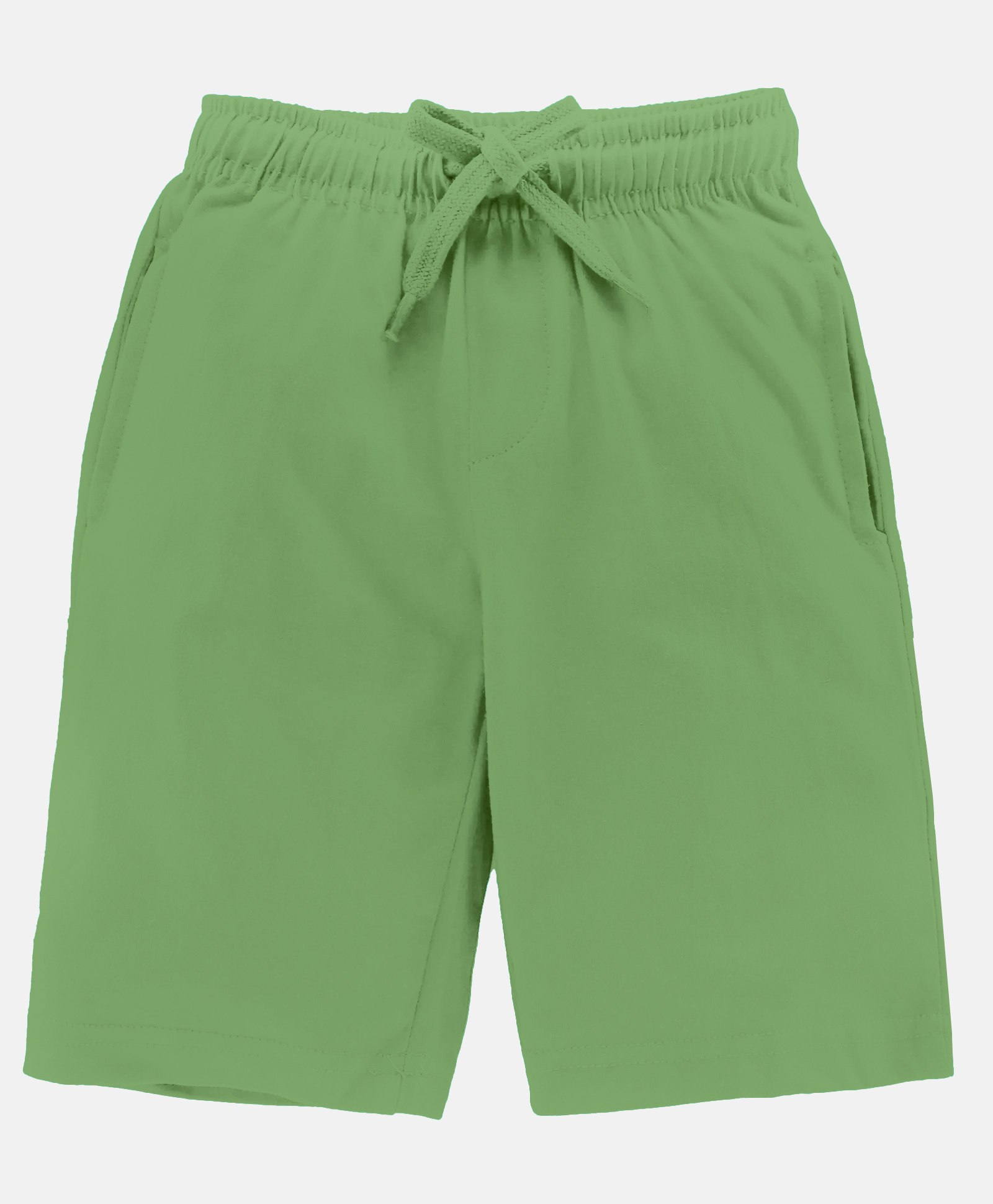 Kiddopanti Solid Shorts - Quite Green-image-49