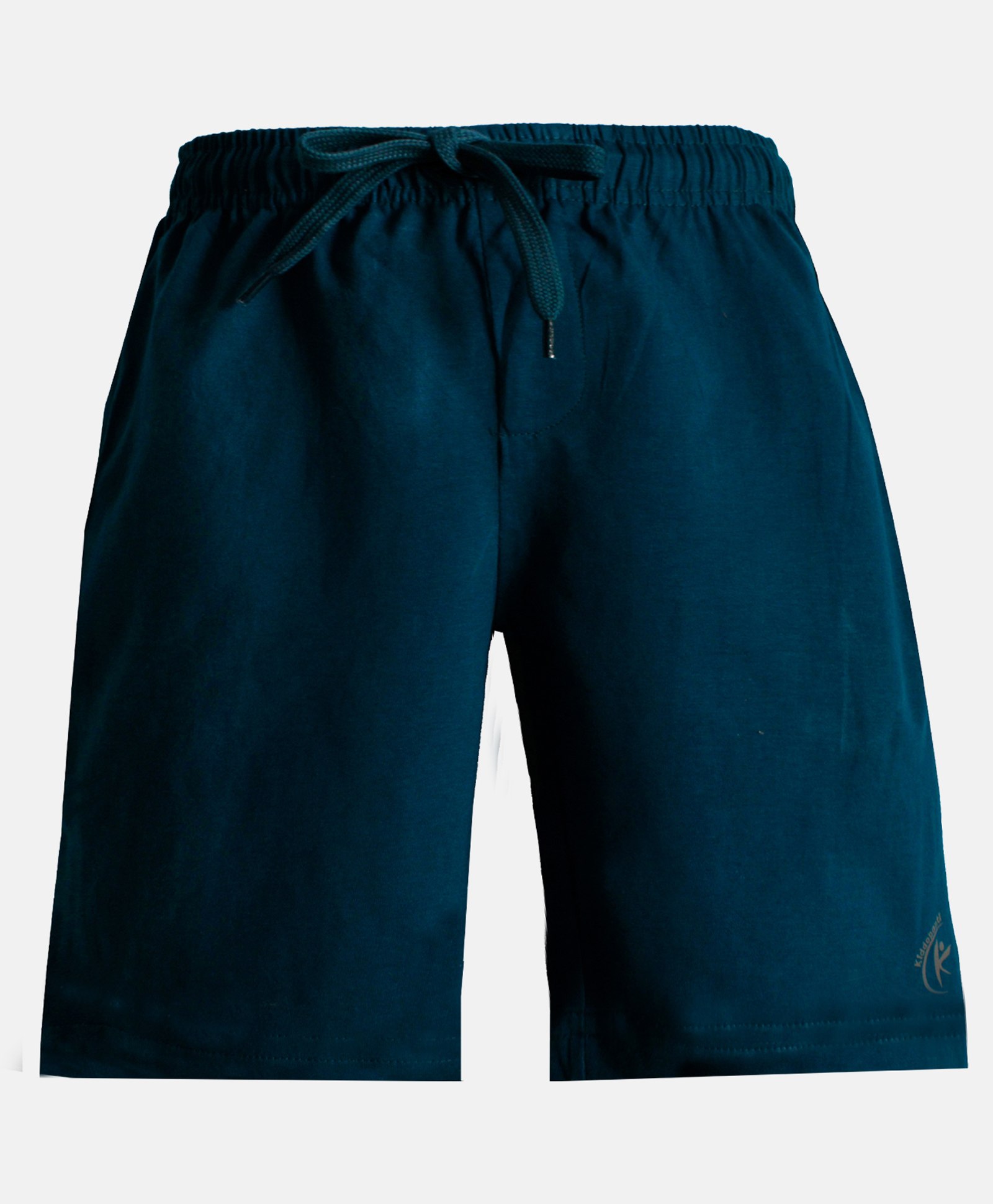 Kiddopanti Solid Shorts - Teal Blue-picture-20