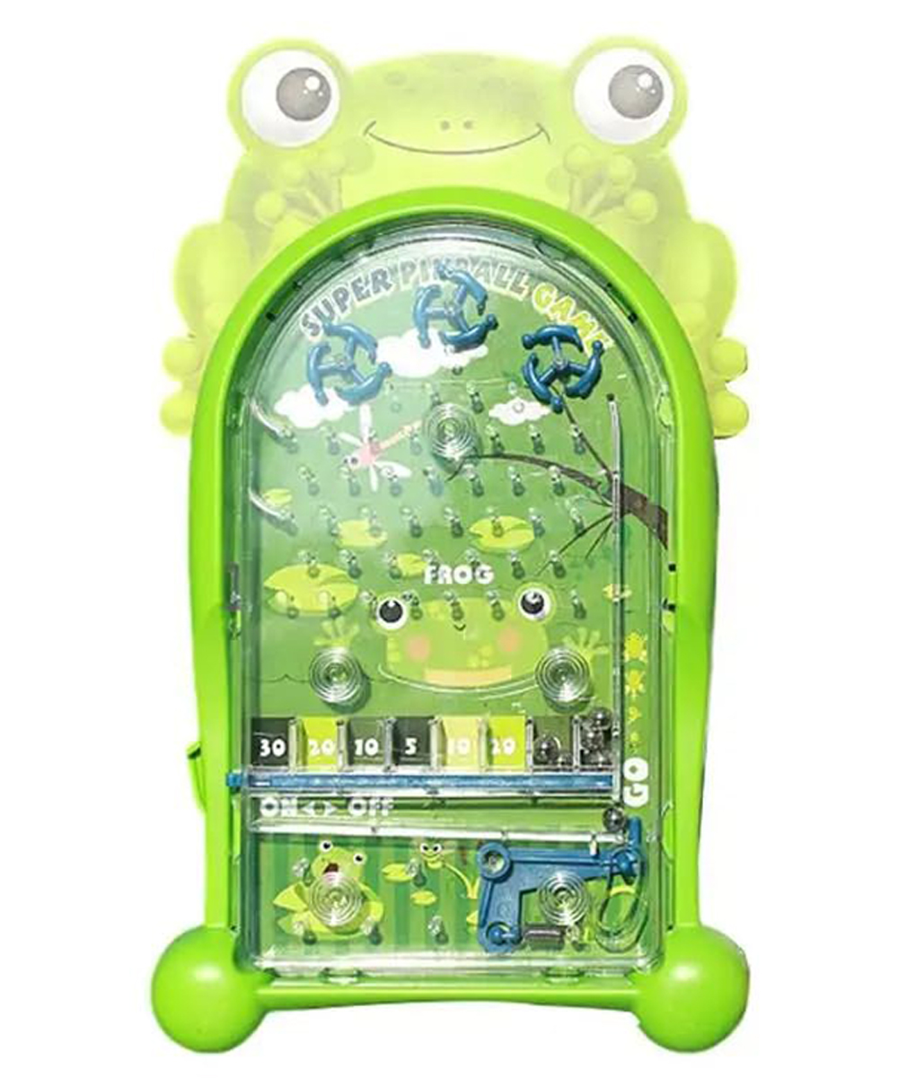 Happy Hues Mini Pinball Game Toy for Kids-Indoor Games/Travel Games for Kids- Random Design & Colour-image-0