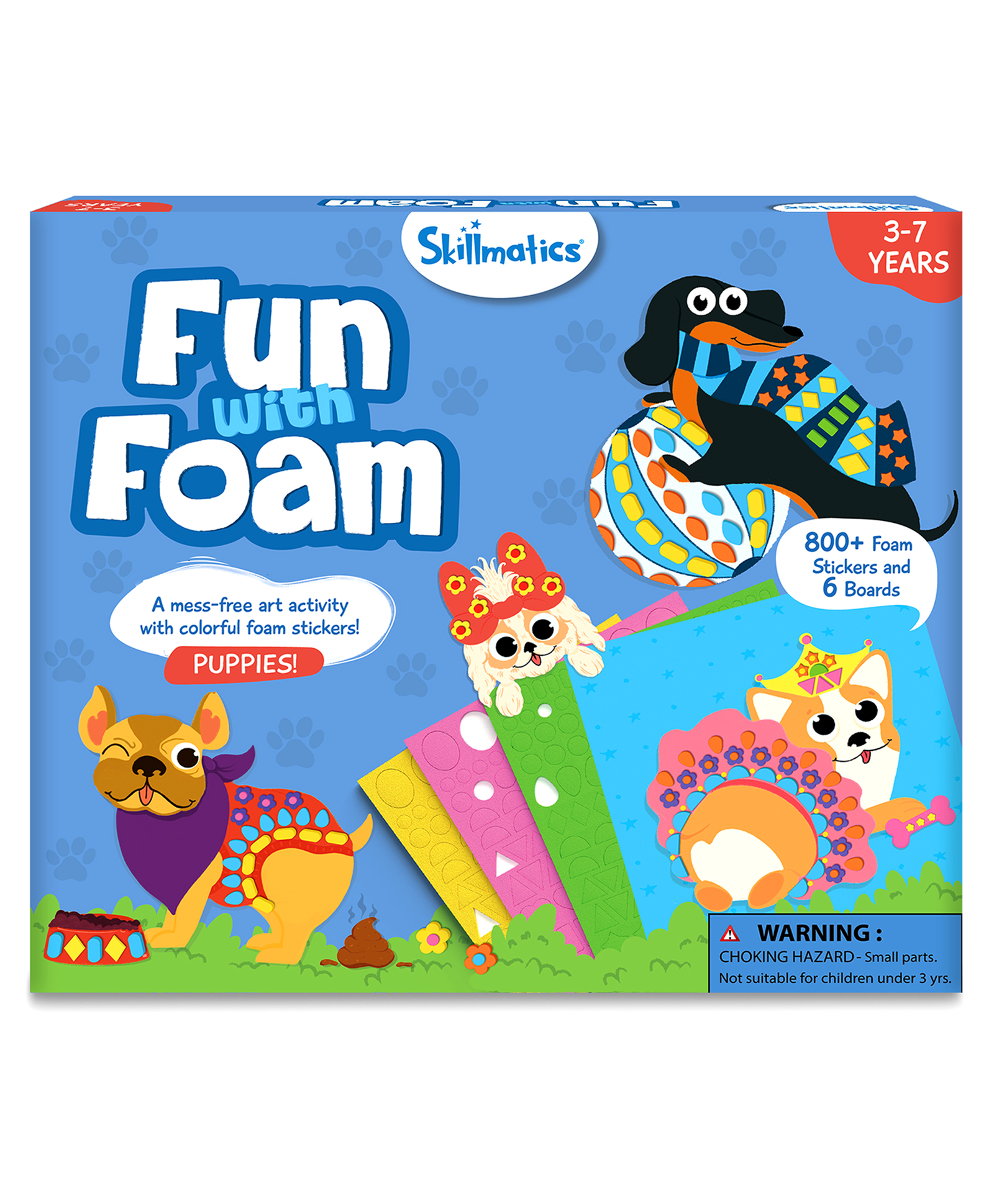 Skillmatics Art Activity Fun with Foam Puppies No Mess Sticker Art Craft Kits DIY Activity Gifts Travel Toys - Multicolour-picture-4