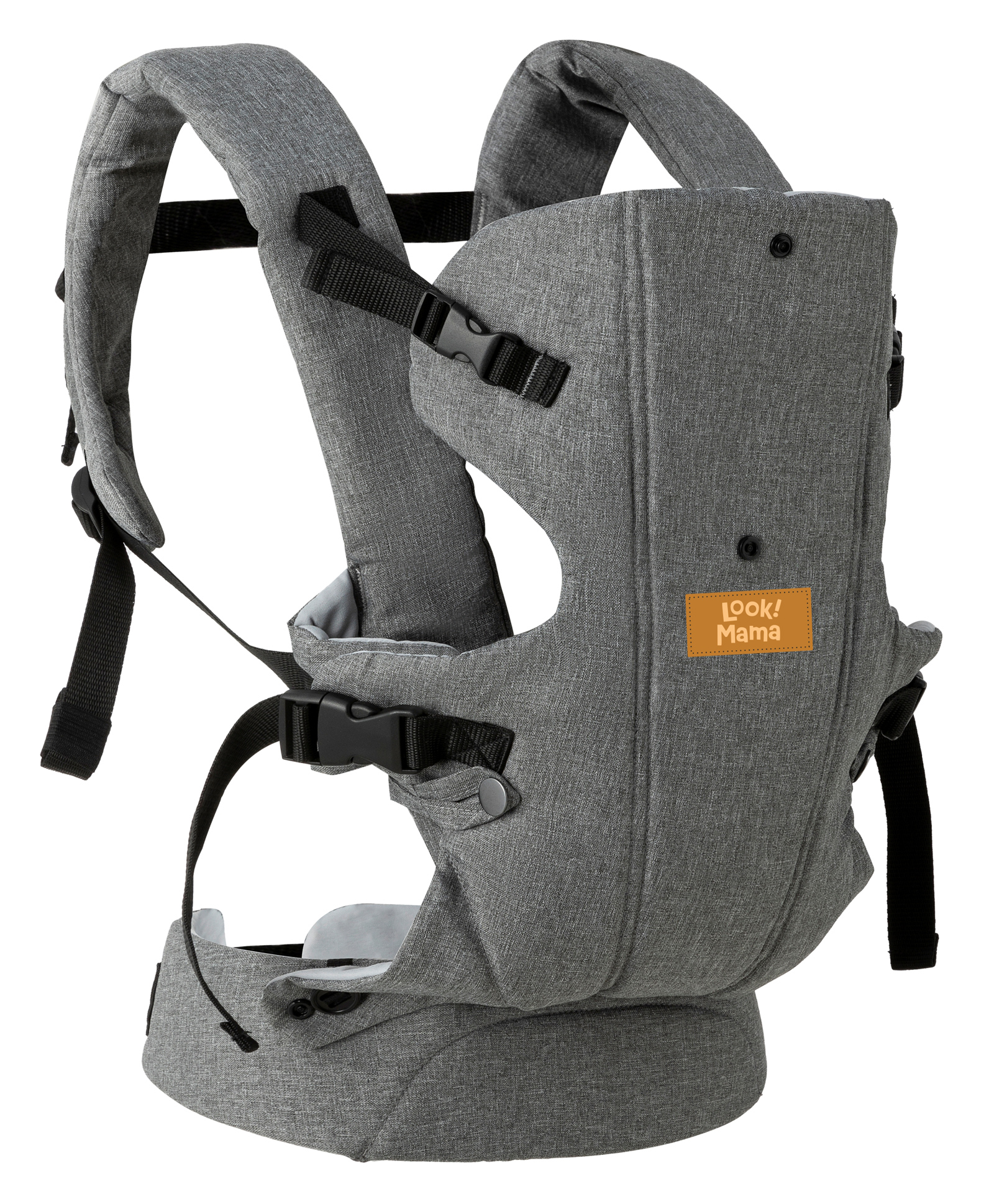 Meditive Baby Carrier - Ergonomic, Convertible, face-in and face-Out Front and Back Carry for Newborns-image-26