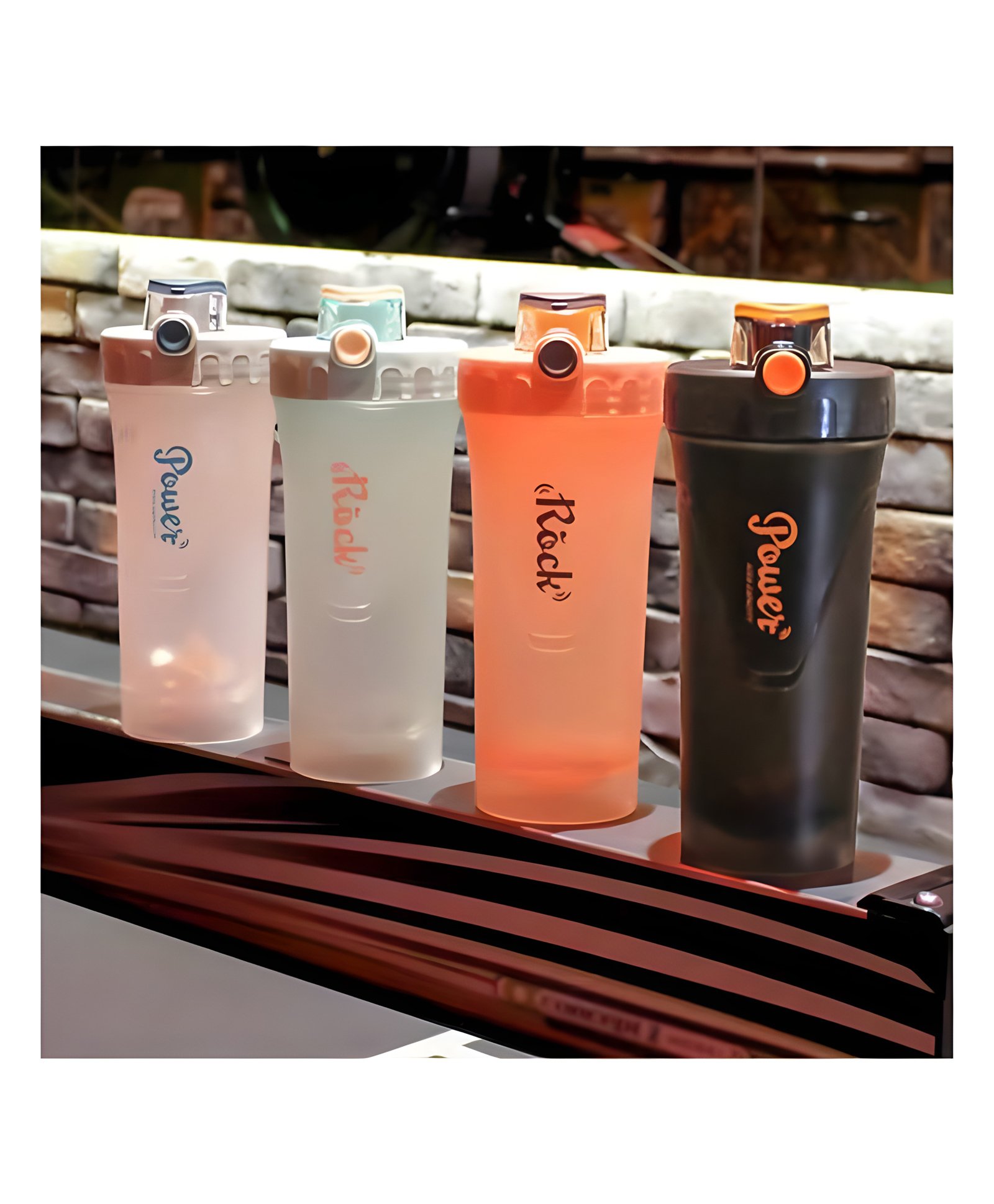 YAMAMA Sports Shaker Sipper Bottle with Blender Ball Anti-Leak Spill-Proof Bottle for Kids And Adults 700 ml  Color May Vary-image-41