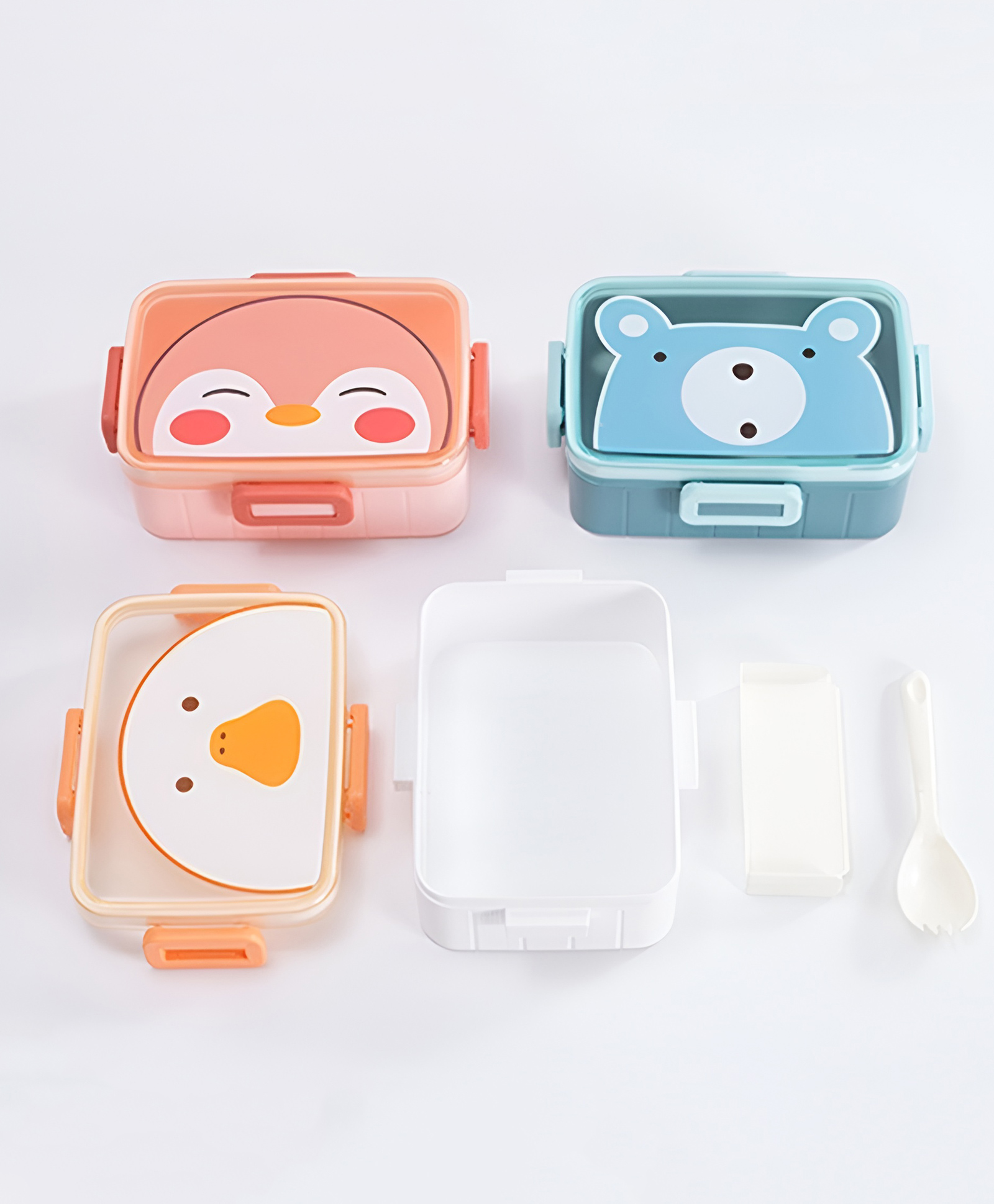YAMAMA Lunch Box Diet Dojo Animal Print Lunch Box Portable Lunch Box 750ml  (Pack of 1  Color And Design May Vary)-image-23