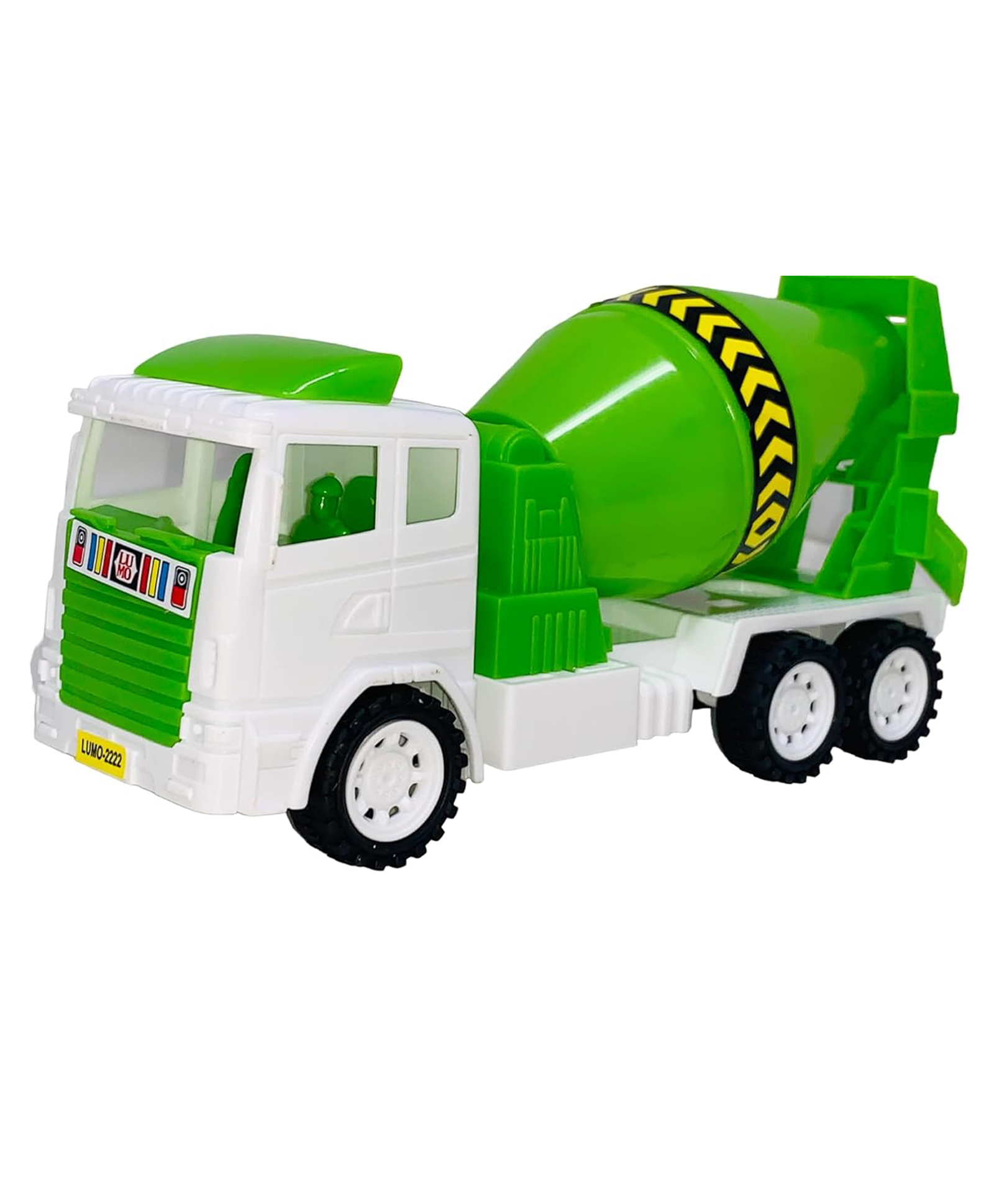 Sanjary Heavy Duty 6 Wheels Cement Mixer Truck Toy for kids - Color May Vary-image-11