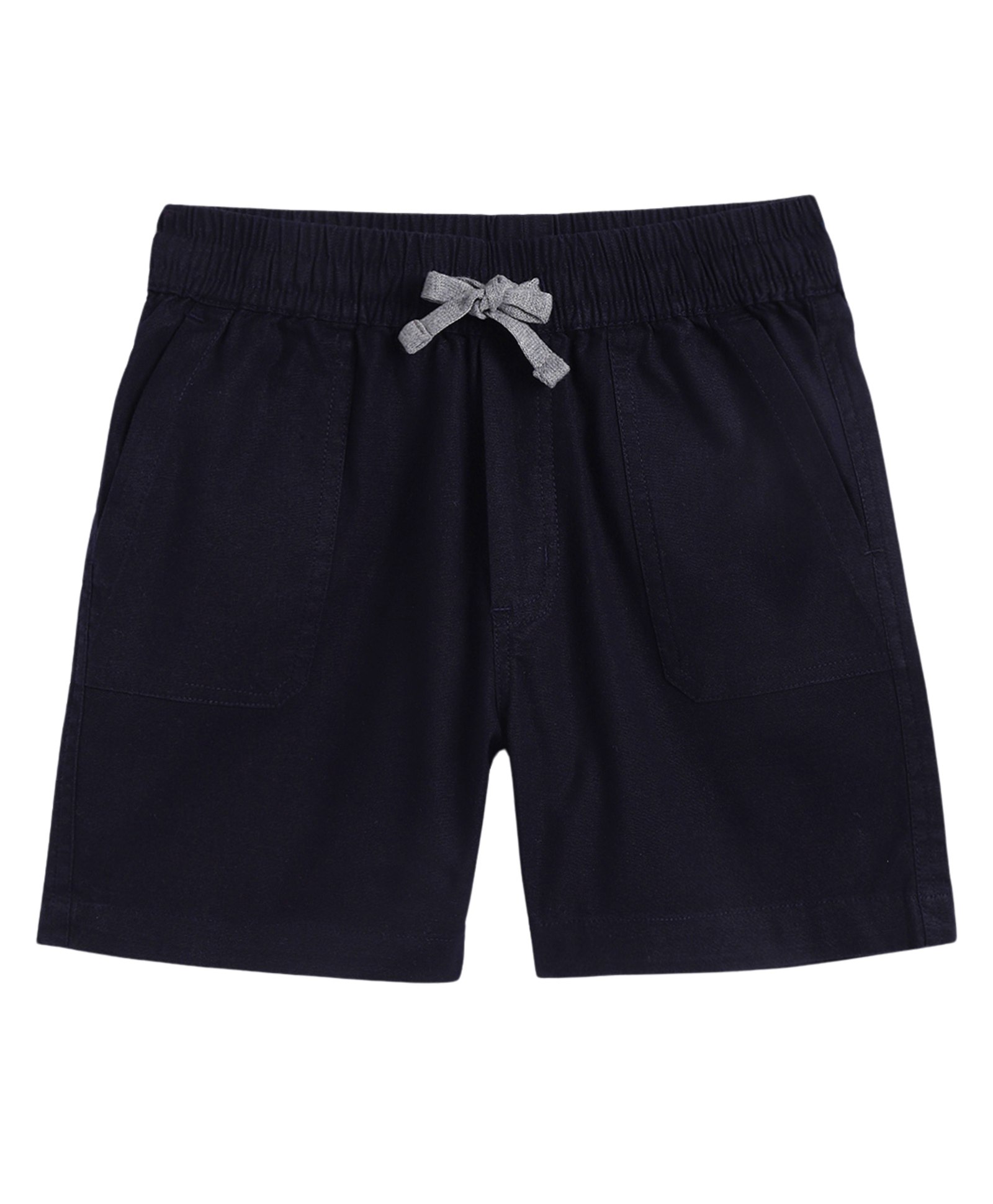 Campana Cotton Lycra Solid Shorts - Navy Blue-image-15