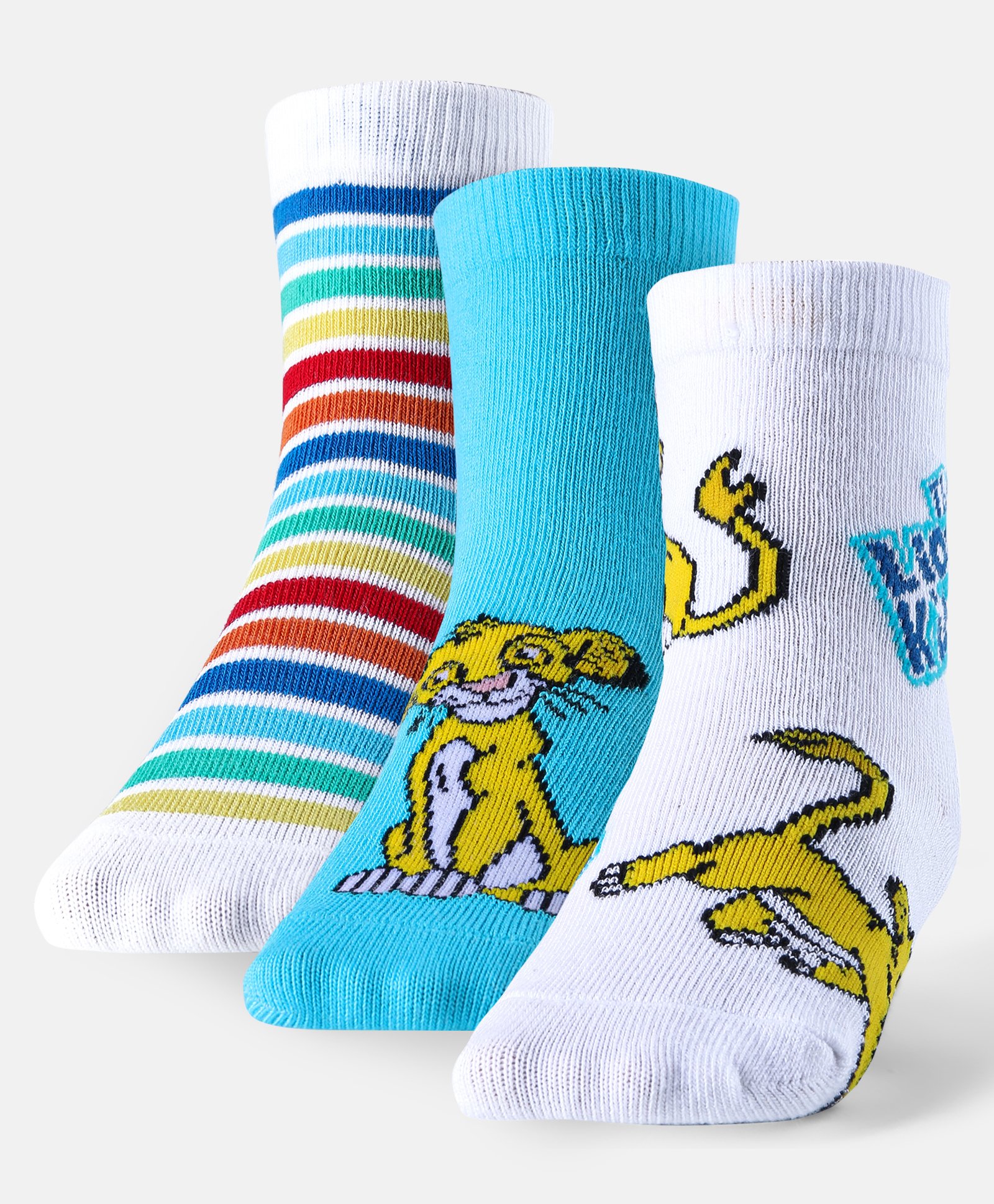 Cute Walk by Babyhug Disney Non Terry Anti-bacterial Ankle Length Socks Lion King Graphics Pack of 3 - Multicolour-image-15