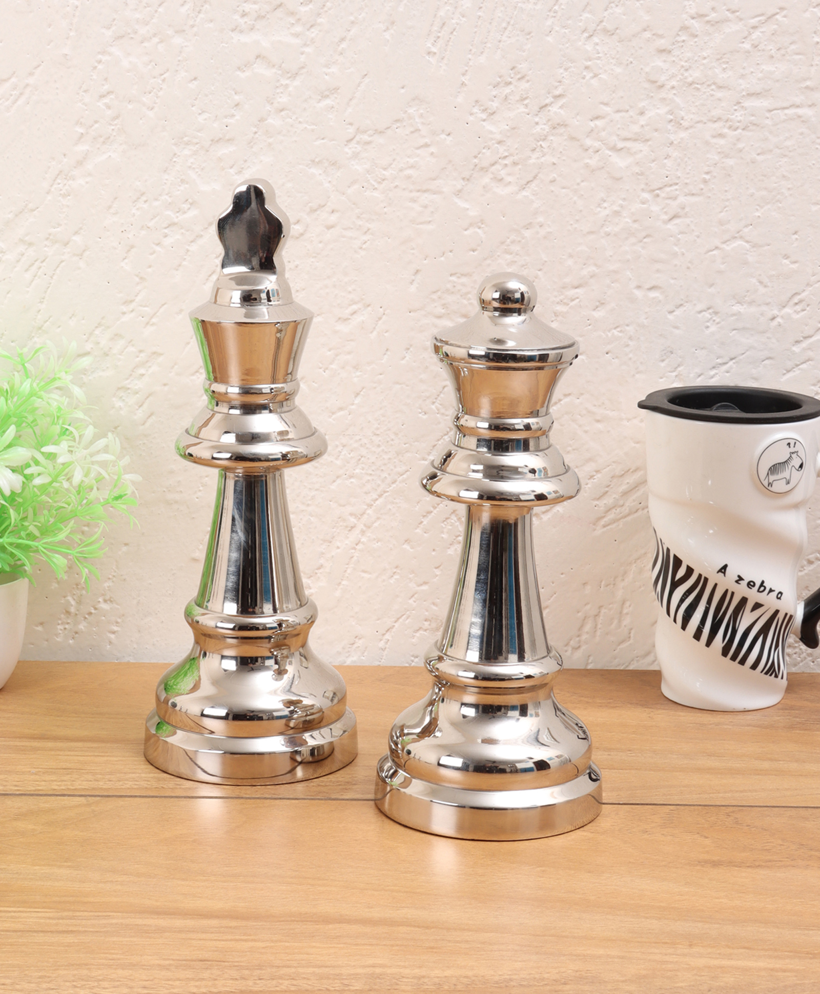 De Maison Decor Decorative Chess king queen nickel large-image-7