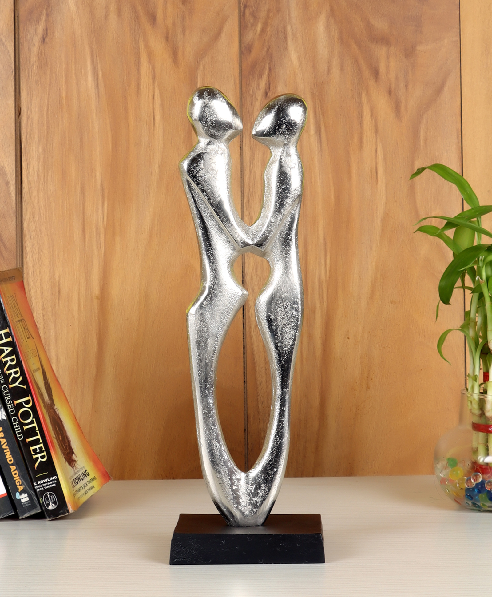 De Maison Decor Silver Couple Showpiece-picture-10