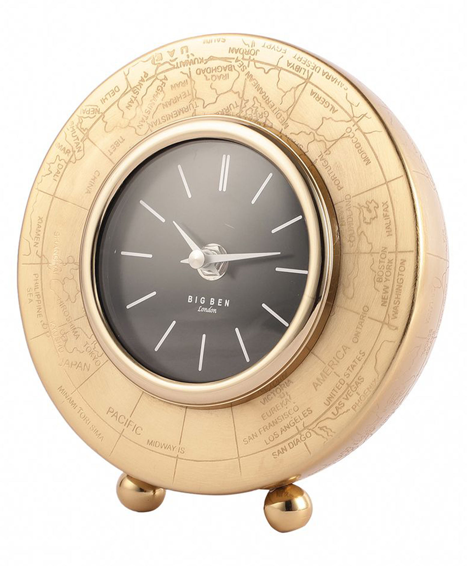 De Maison Décor World Clock In Gold Finish - 2.06-image-29