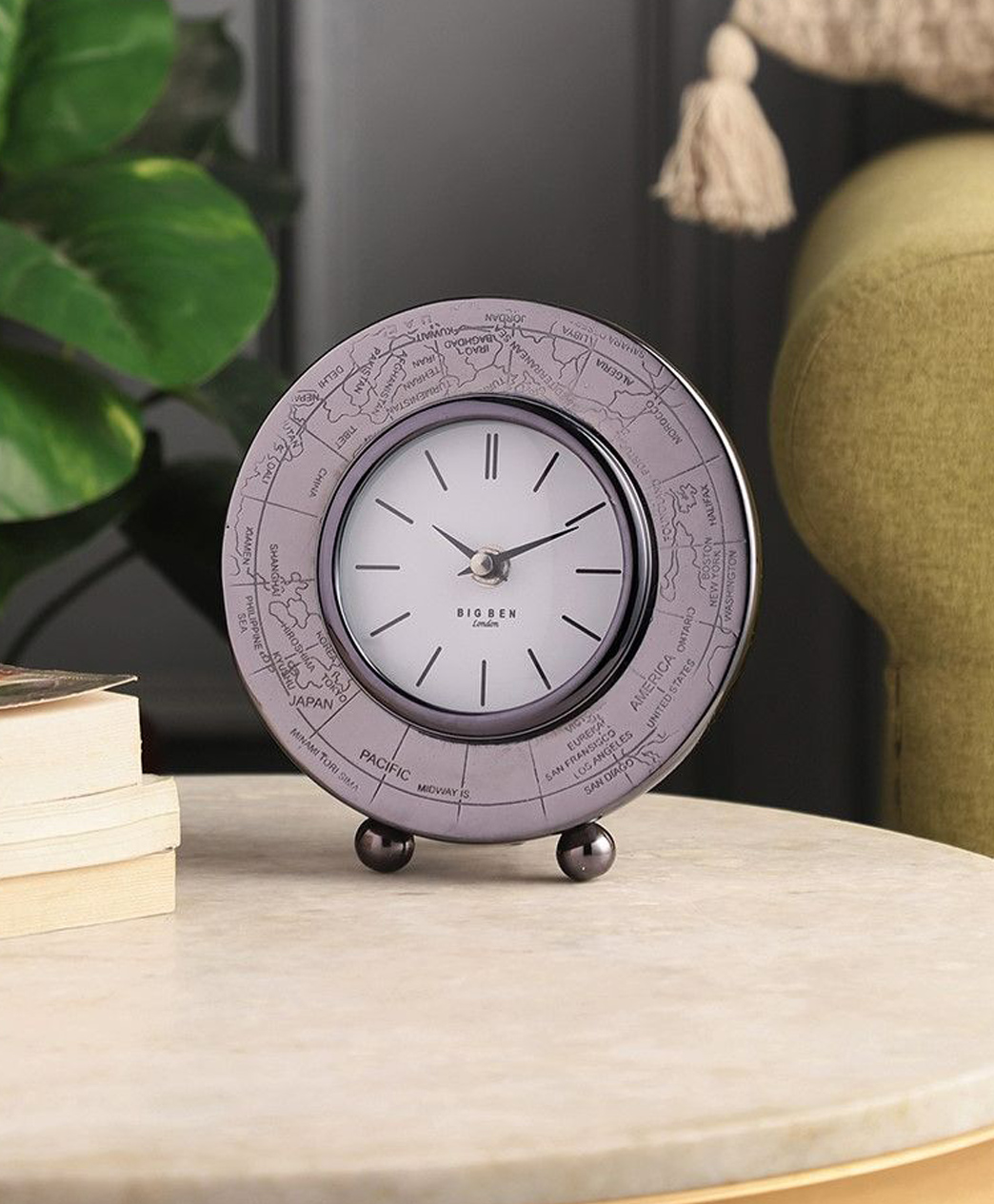 de maison decor De Maison Décor World Clock In Black Finish-picture-26