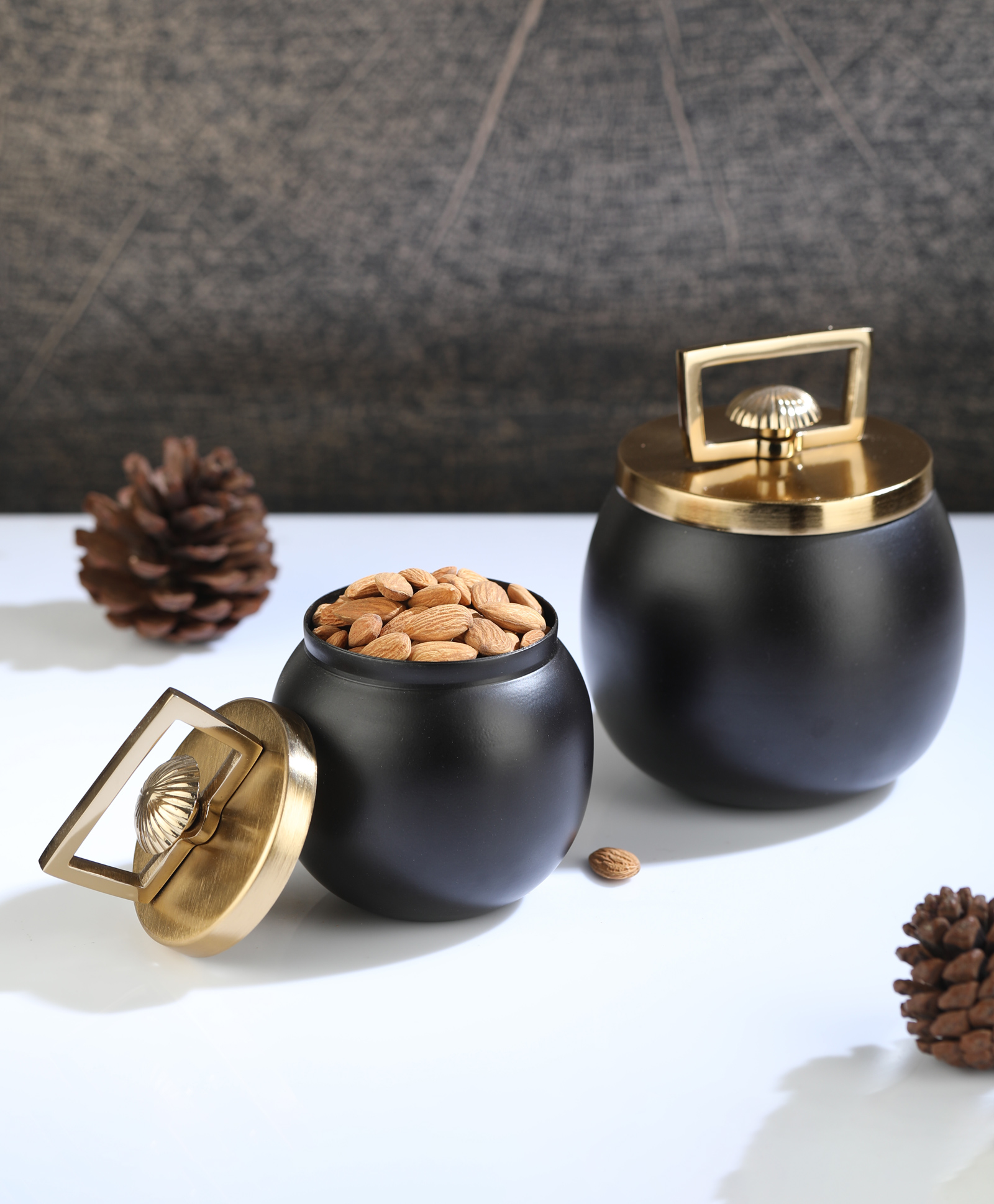 De Maison Decor  Darius Box set of 2 in Black-image-38