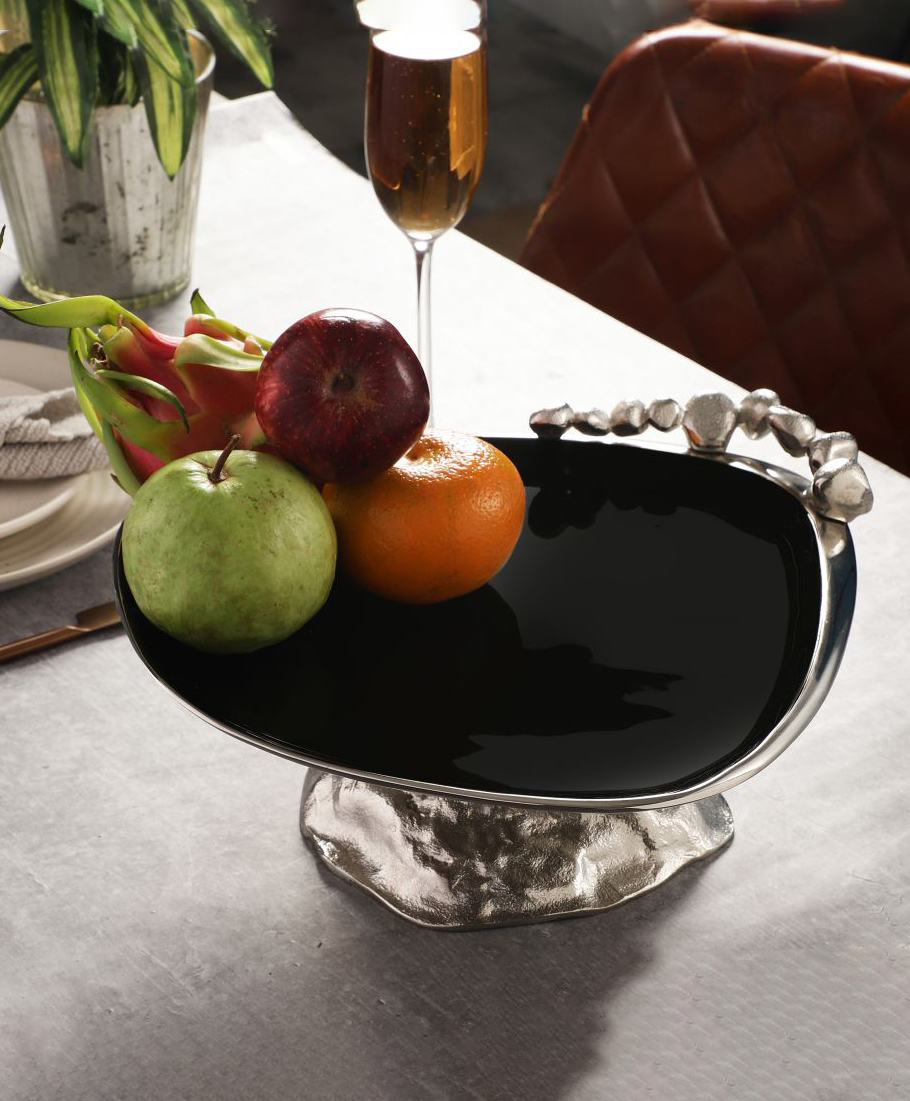 De Maison Decor Stones Serving ware Jet Black enamle - Cake Stand-picture-37