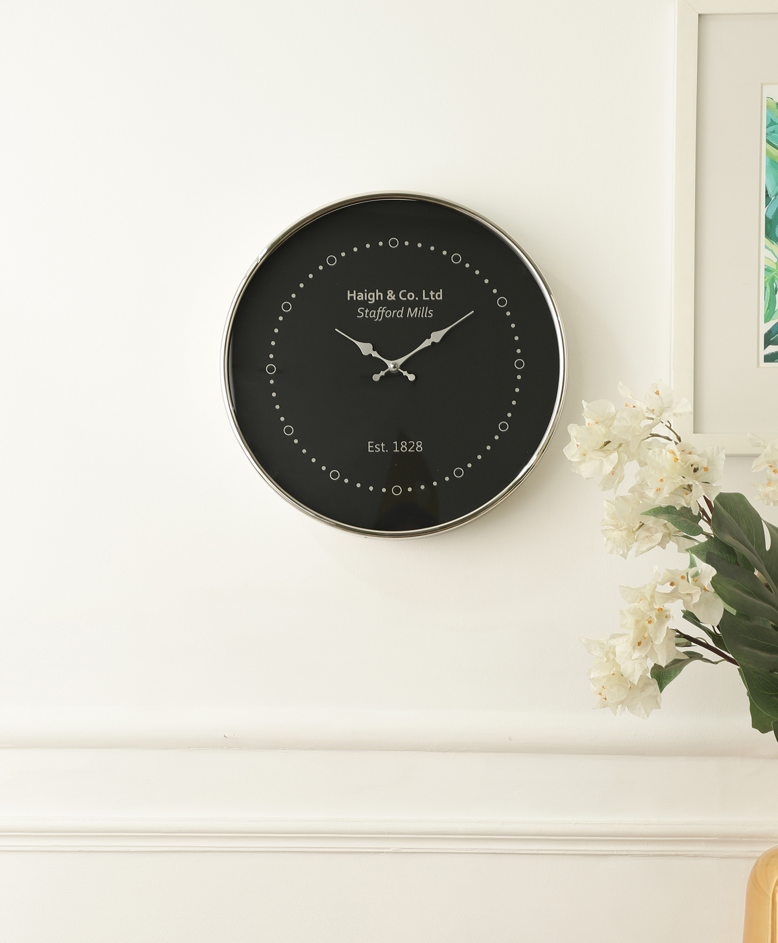 De Maison Décor Eclipse Shine Silver wall clock-image-39