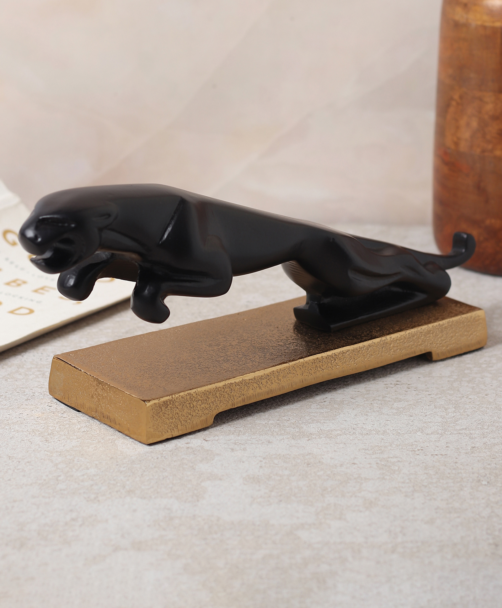 de maison decor De Maison Décor The panther's leap on gold base-picture-41