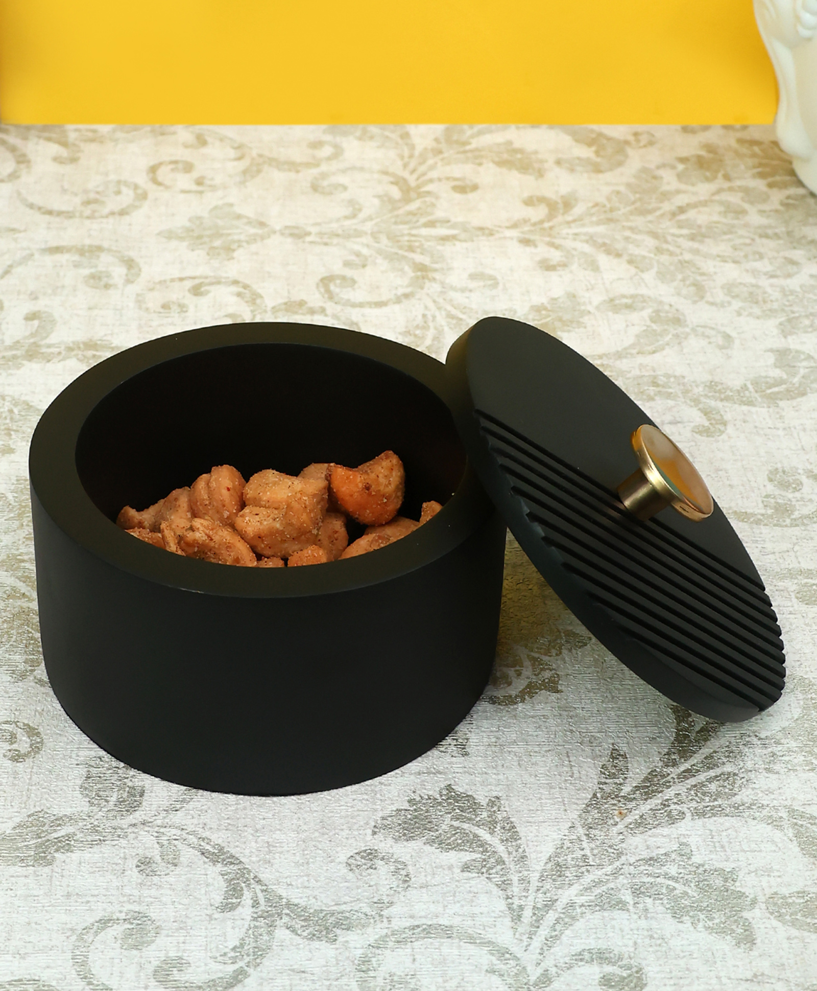 De Maison Decor The Artisan's Stripes- Trinket Large Black Box-picture-30