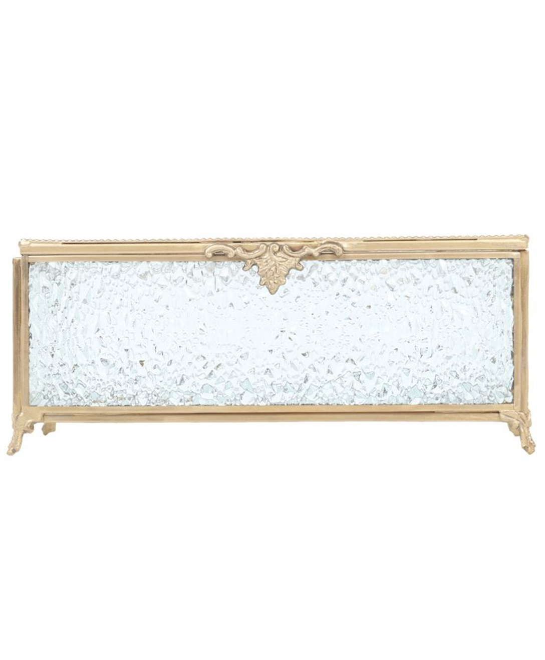 de maison decor De Maison Décor Gleaming Crackle Glass Tissue Box-picture-34