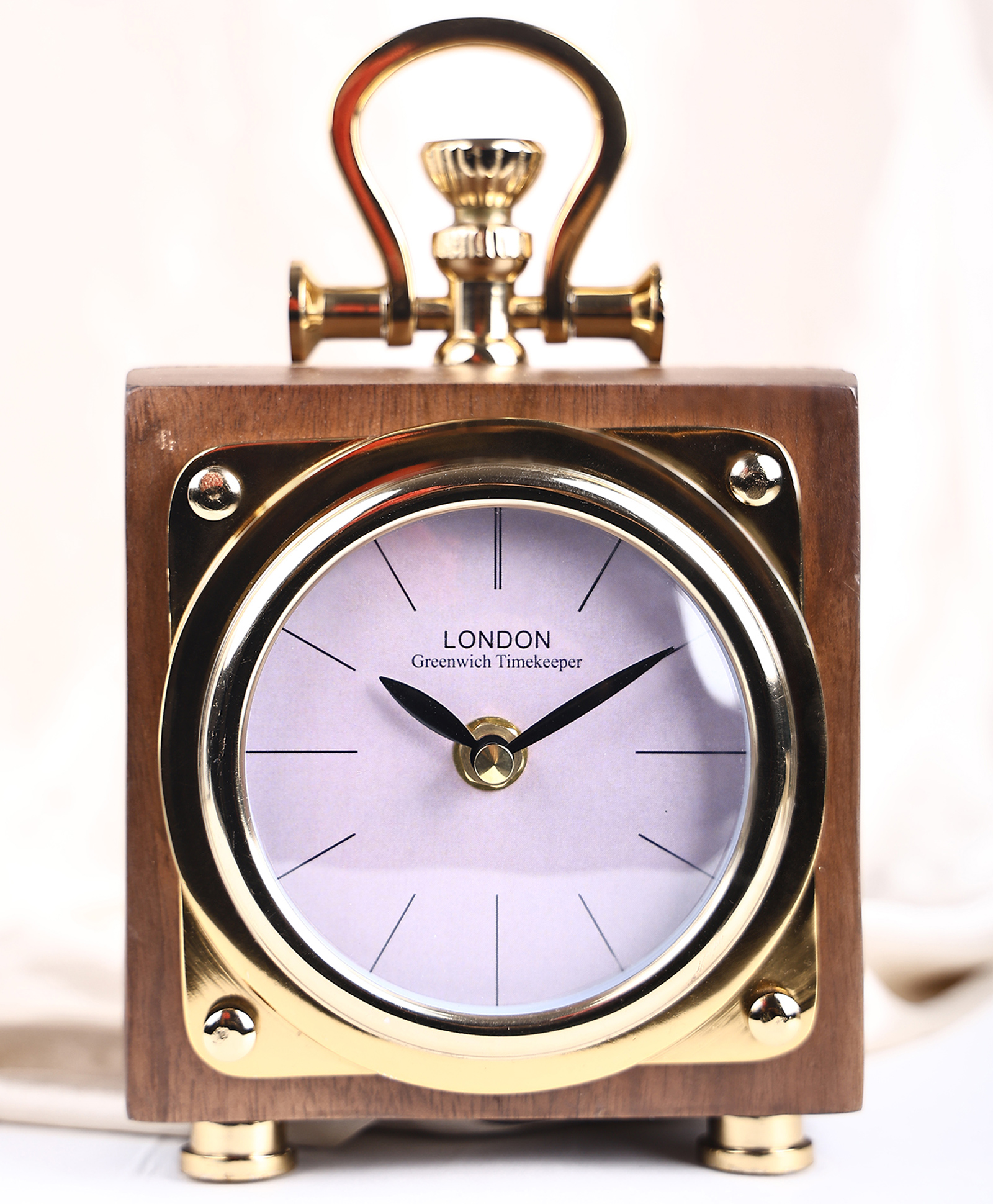 De Maison Decor Vintage Pocketwood Table Clock-picture-18