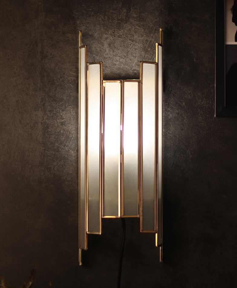 de maison decor De Maison Décor Arc De Luxe Wall Lamp with Frosted Glass-picture-32