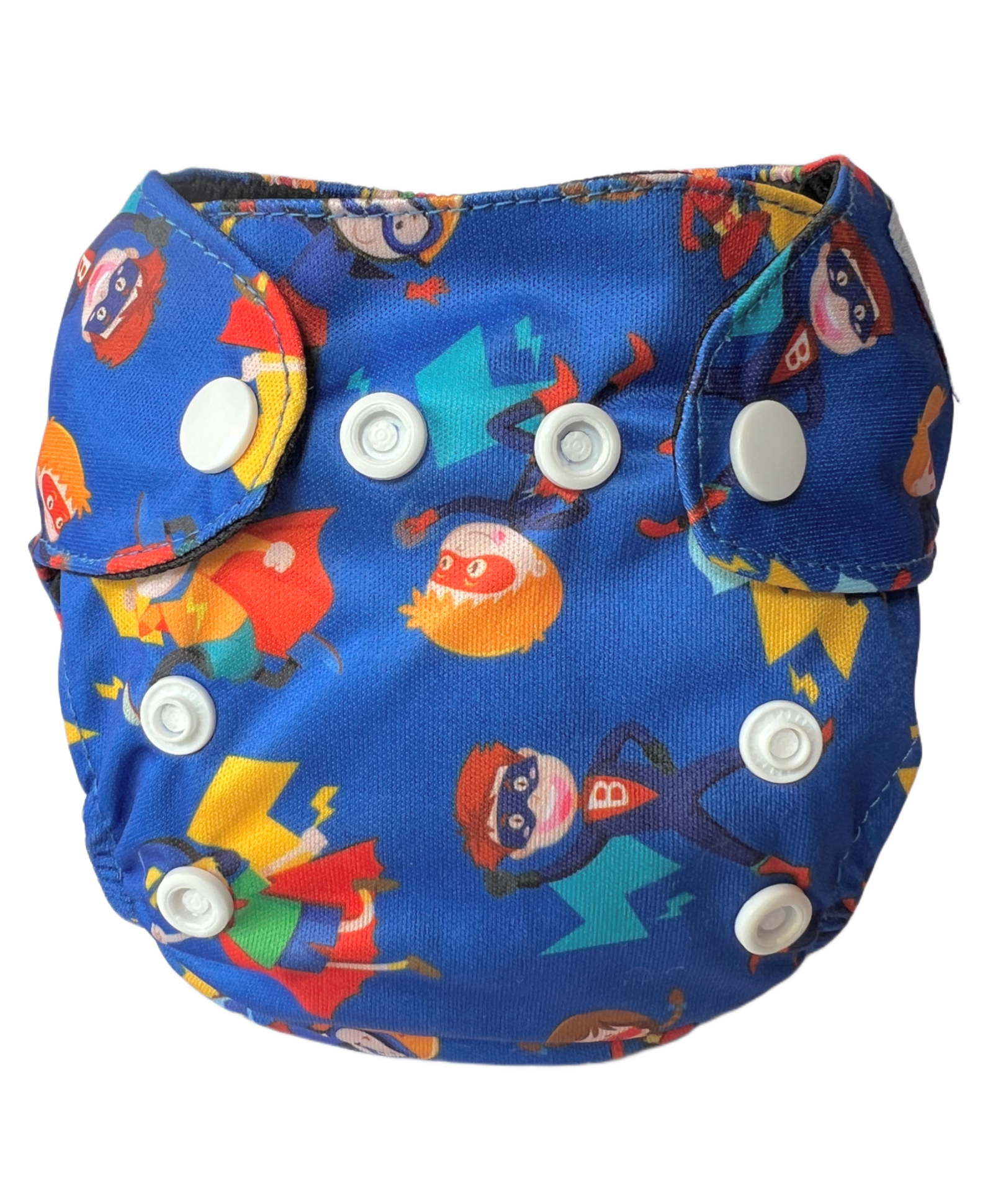 Dumbledo Newborn All-in-One Leak Proof Reusable Cloth Diaper Pack of 1 - Blue-picture-22