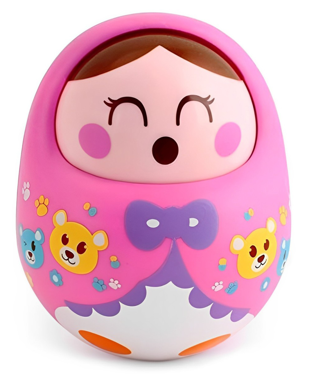 Smartcraft Push and Shake Wobbling Durable Roly Poly Tumbler Doll (Pack of 1)-image-9