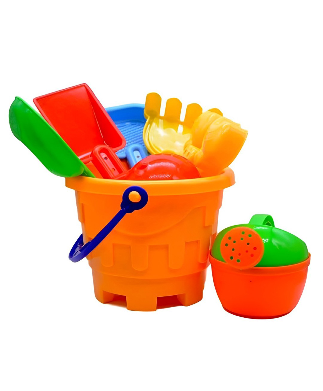 Smartcraft Beach Play Set for Kids / Sand Play Set with Bucket, Shovels & Molds / Beach Toys for Toddlers / Toddler Gardening playset / Beach Toys Gift Basket / Digging kit for Kids (Small)-picture-18
