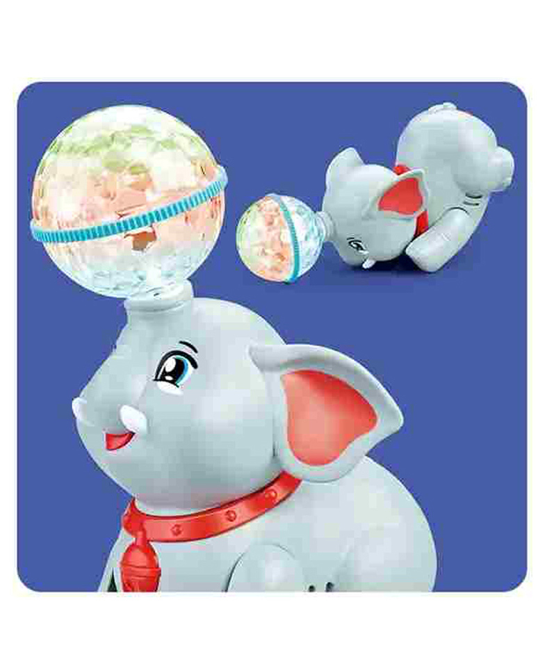 AKN TOYS Children's Electric Fantasy Light Ball Walking Lights Spinning Music elephant Kids Light Up Toy - COLOR MAY VARY-image-37