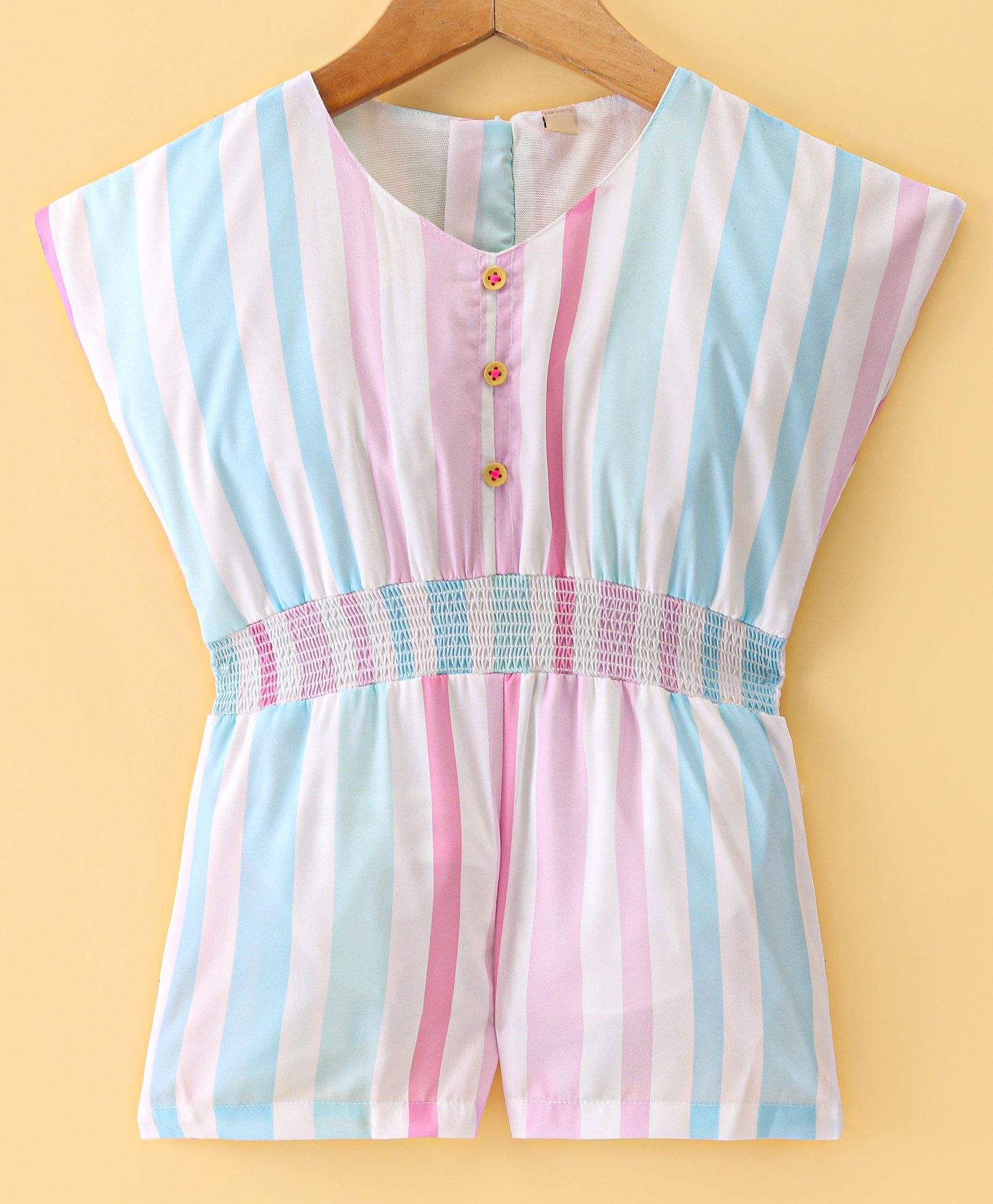 ORRIGANY Sleeveless Striped Jumpsuit  -Pink-image-10