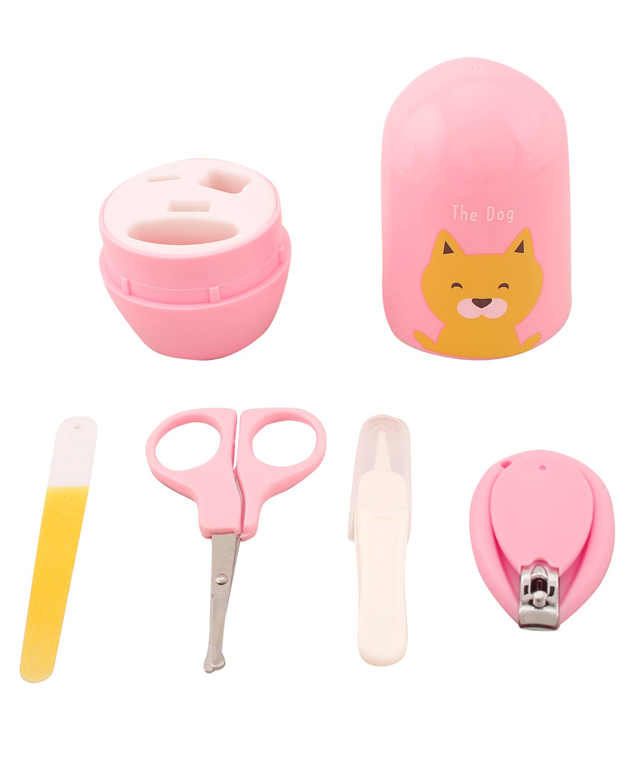 Luvlittle  Baby Grooming Kit Print May Vary, Pack of 4 - Pink-image-17