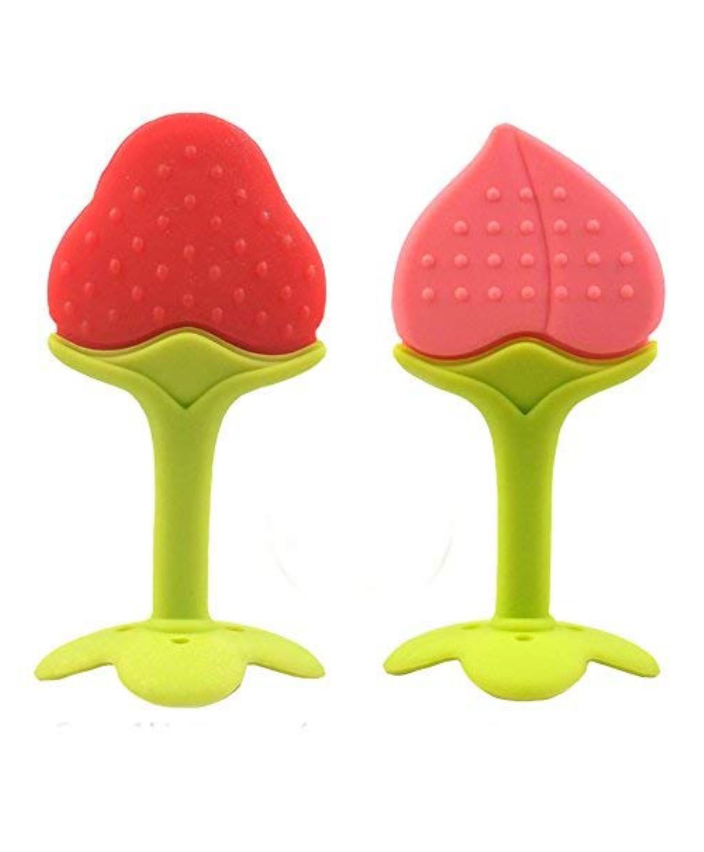 LuvLittle Baby Silicone Peach and Strawberry Tree Teether - Multicolour-image-39