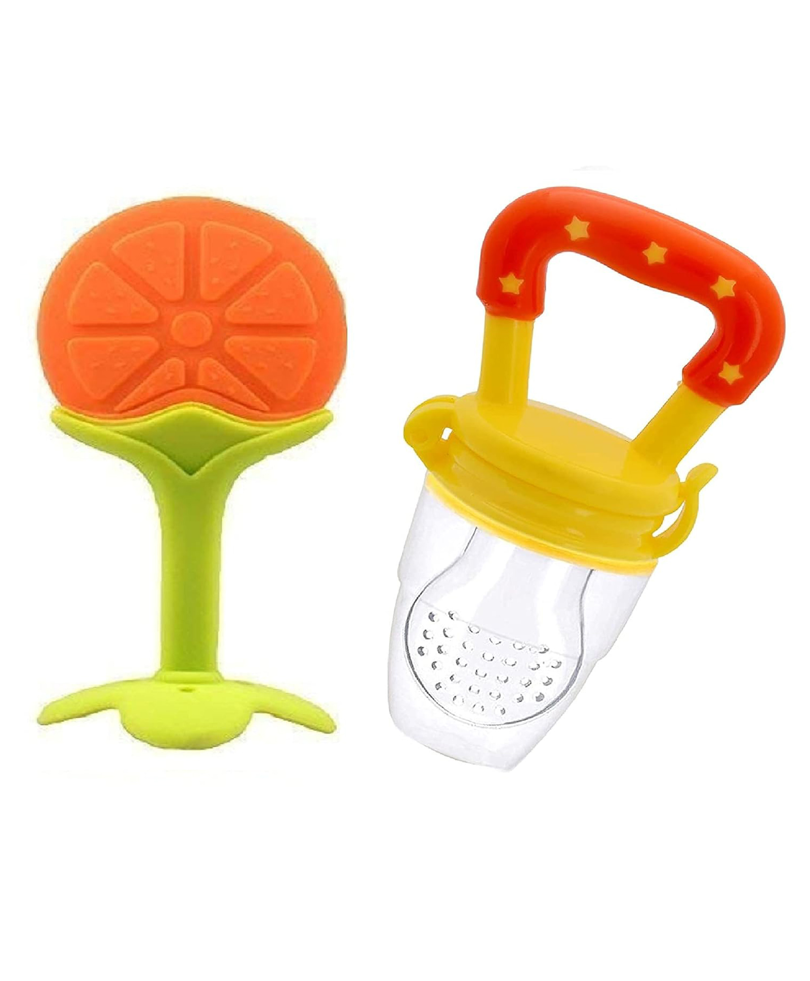 Luvlittle Silicone BPA Free Natural Organic Nipple Teethers and Fruit Nibbler Feeder for Newborn Baby Boy - Baby Girl, Infant, Babies- PACK OF 2- Colour May Vary-picture-51