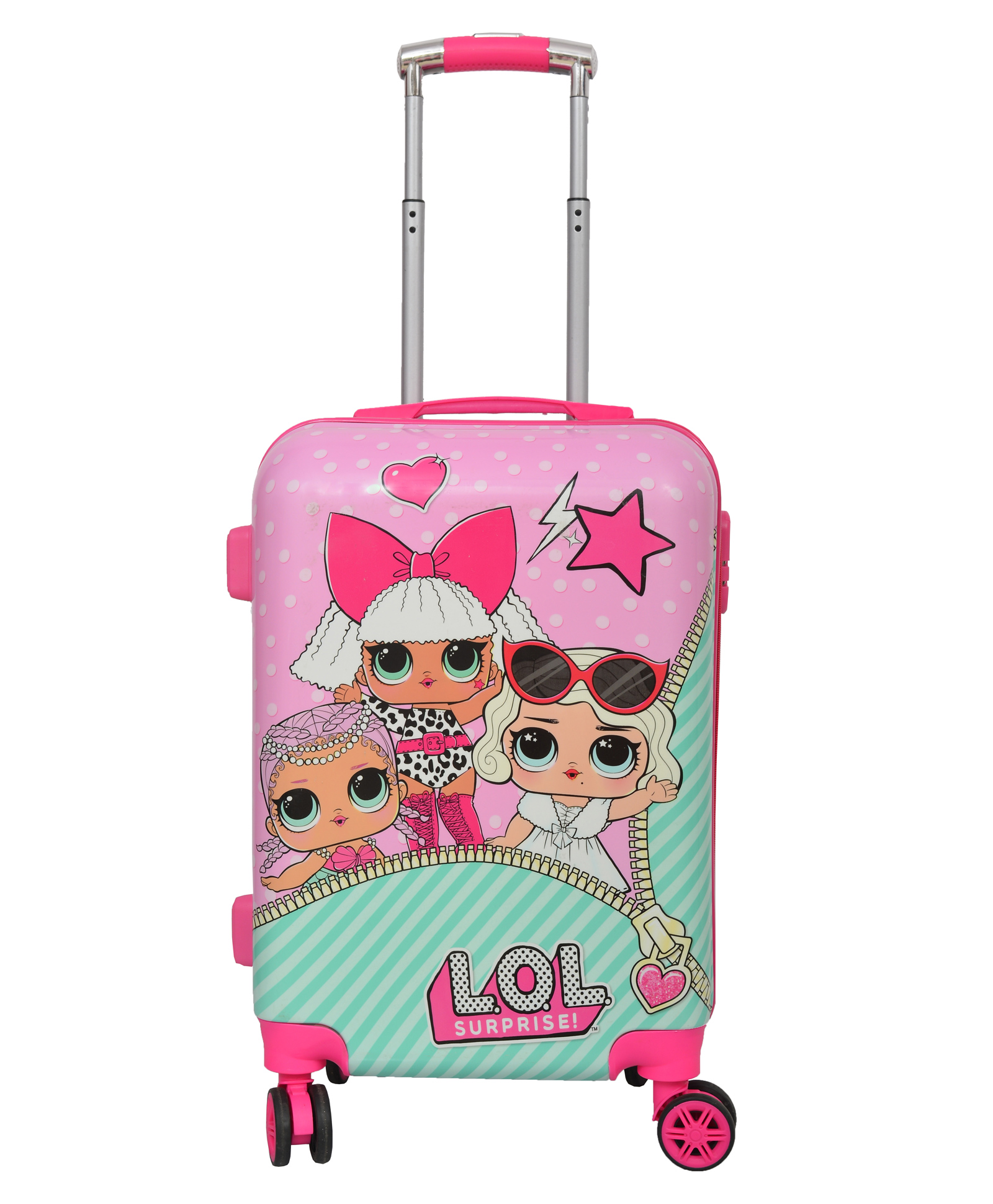 DParani Hard Case Trolley Bag LOL Print - 20 Inches-image-32