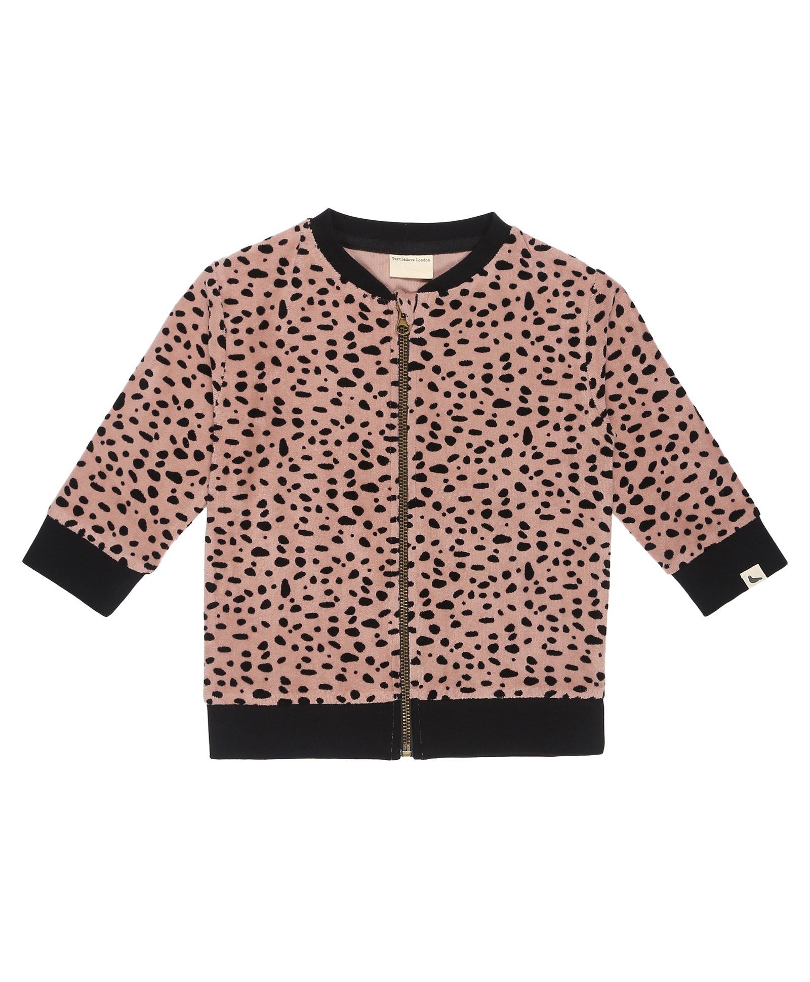 Turtledove London Organic Cotton Knit Full Sleeves Printed Sweatshirt - Brown-image-49