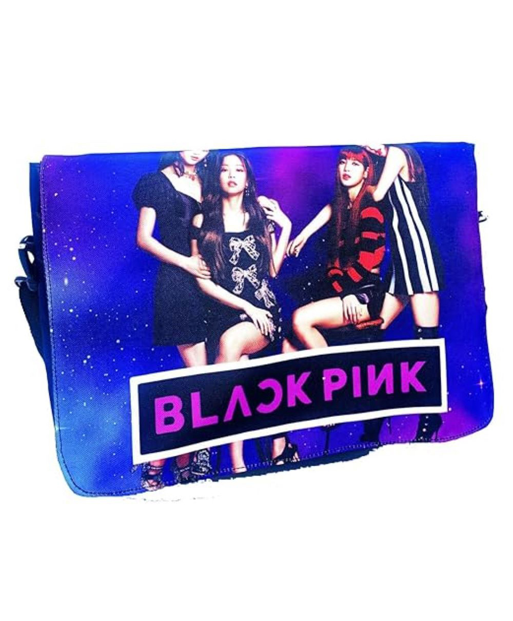 Echo Boomers Black Pink Theme School Tuition Messenger Sling Bag fits - Height 14 Inch-image-30