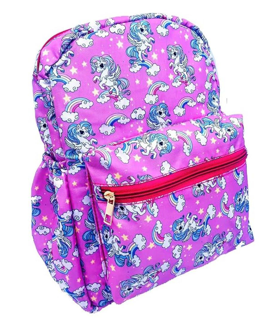 Echoboomers Unicorn Printed Casual Backpacks, Stylish and Trendy backpacks, Water Resistant 12 Inches - Pack of 1-image-43